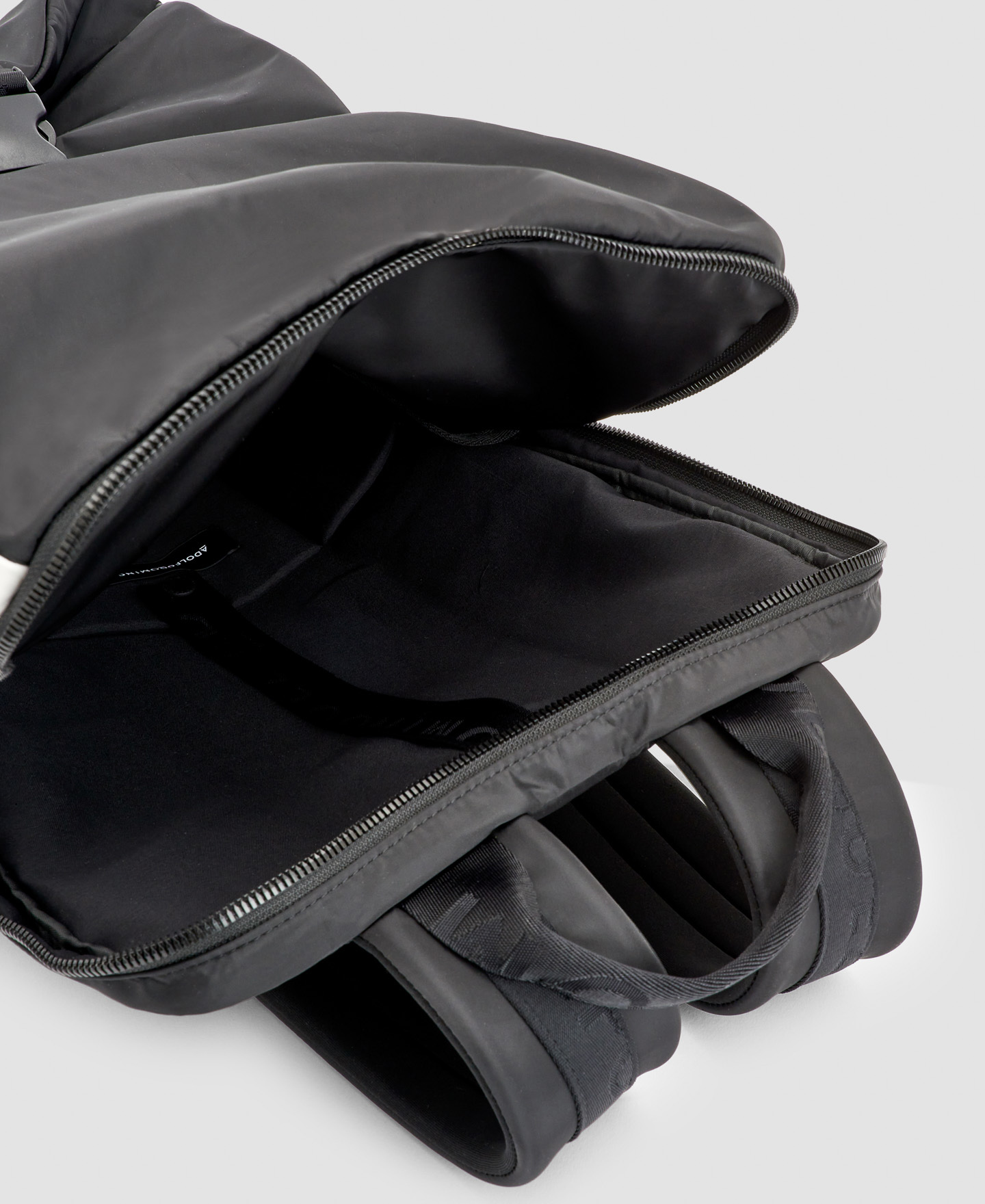Large nylon convertible backpack image number 2