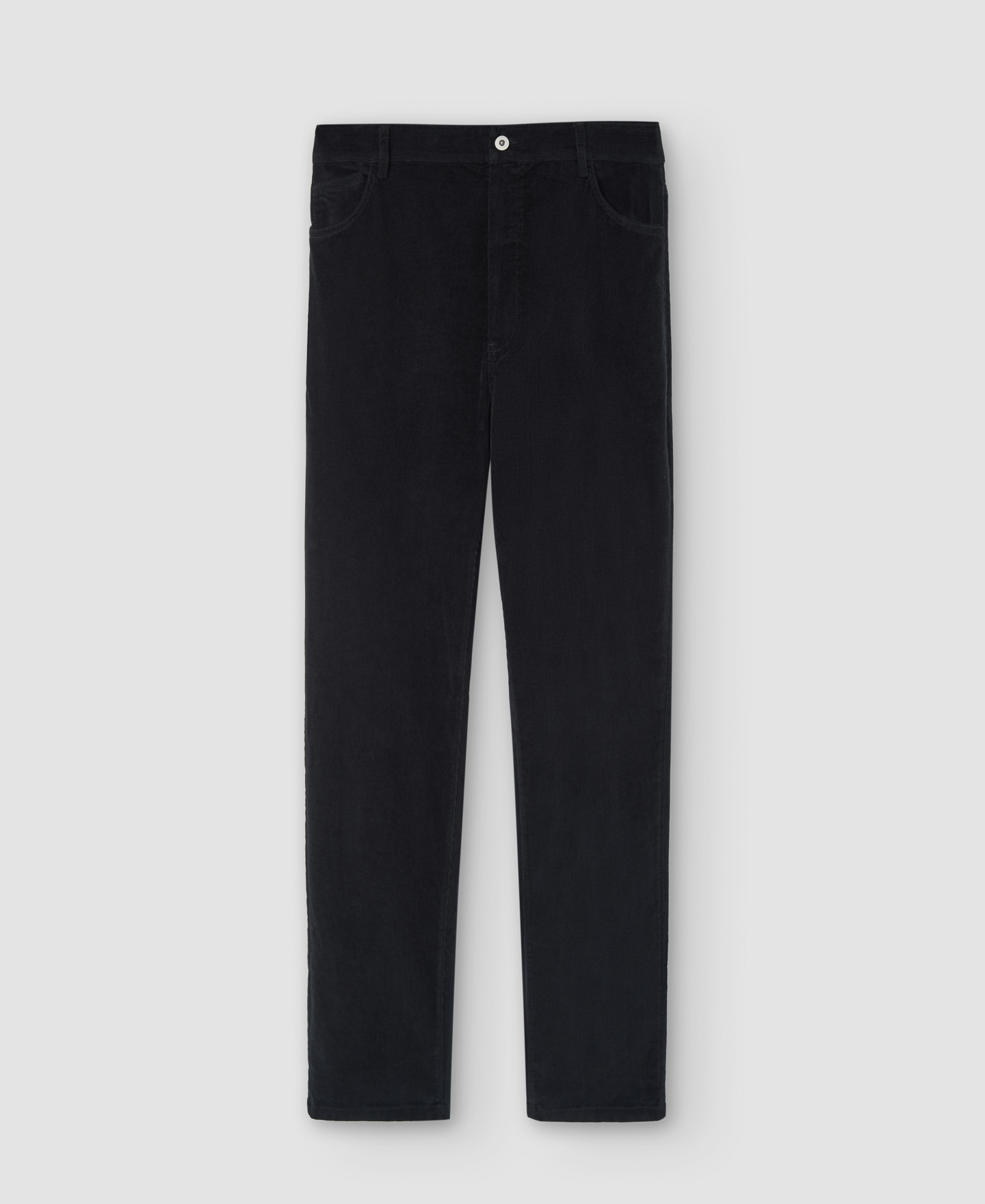 Cotton micro corduroy skinny trousers image number 4