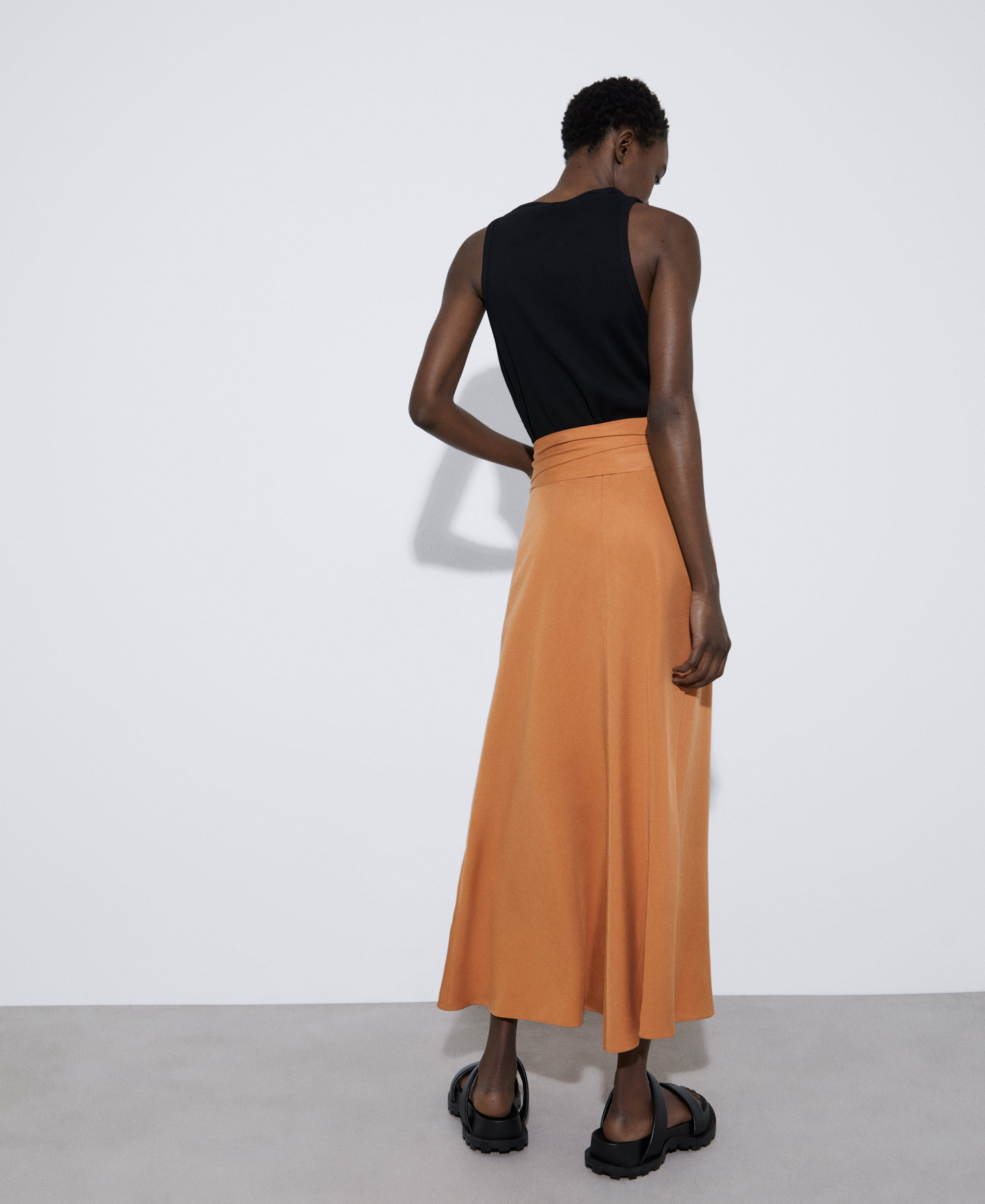 Falda larga en Tencel™ Lyocell image number 1