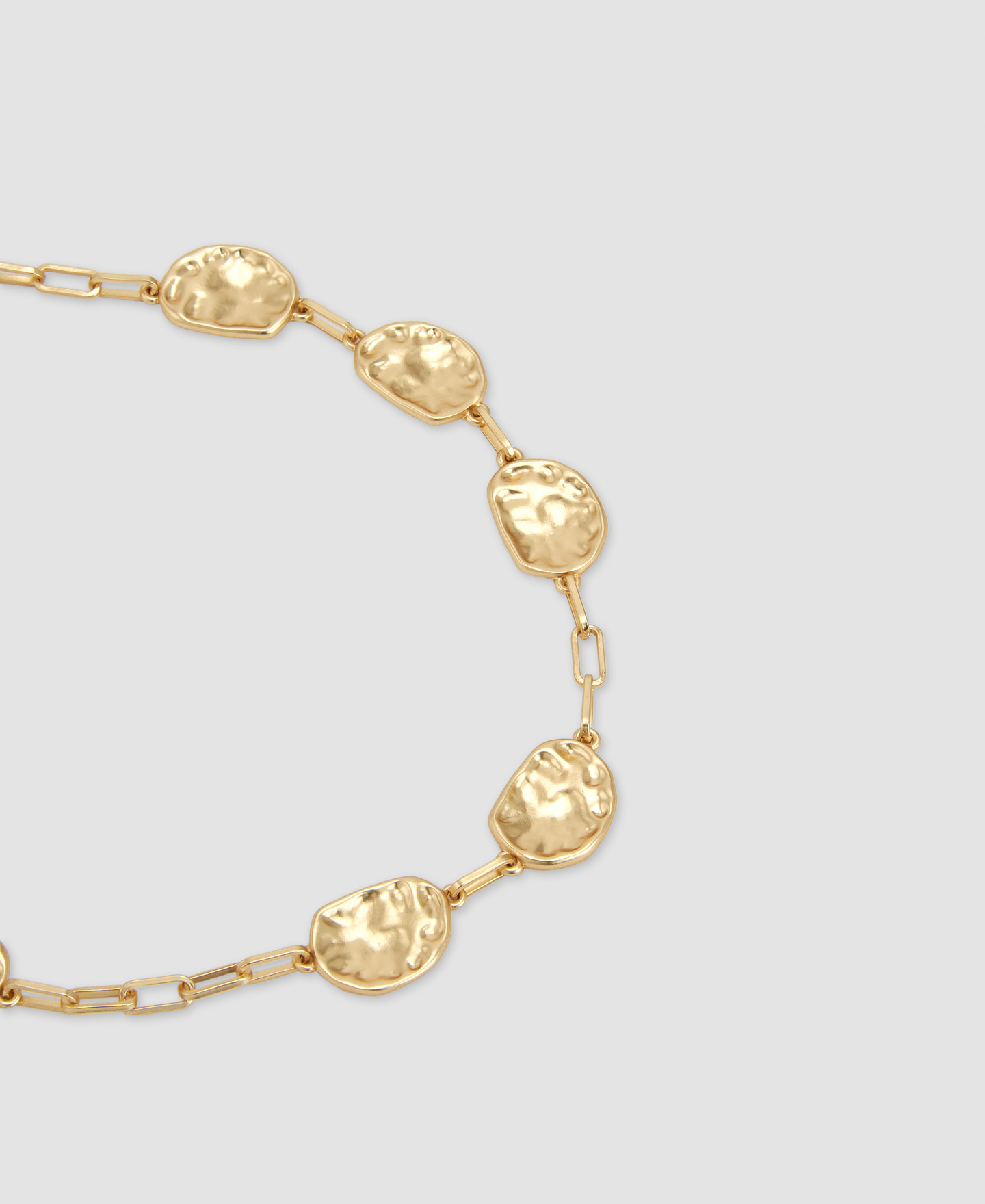 Zinc and brass necklace image number 1