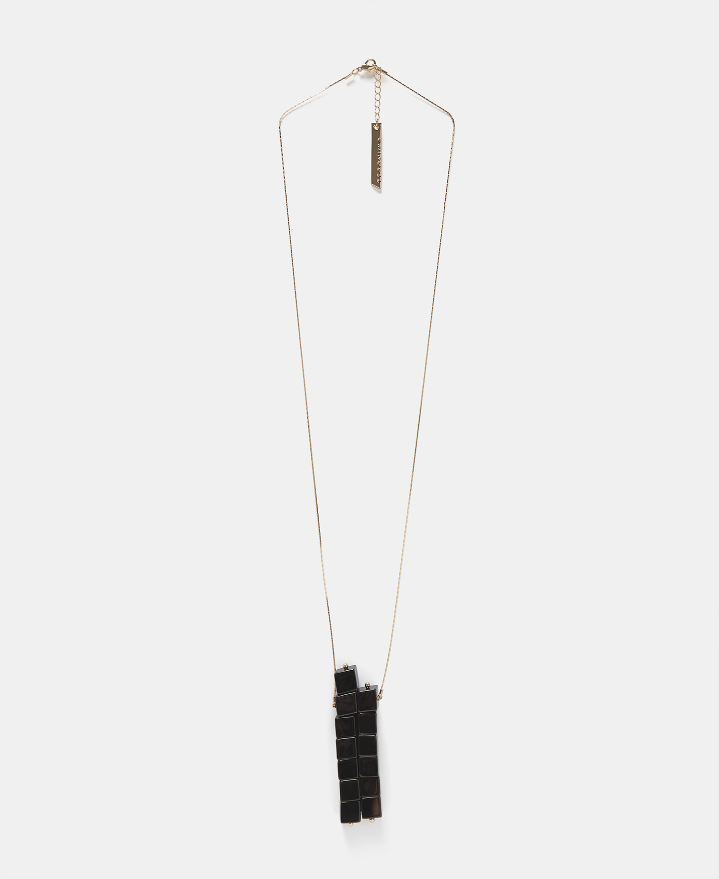 Quadrangular stone pendant image number 0