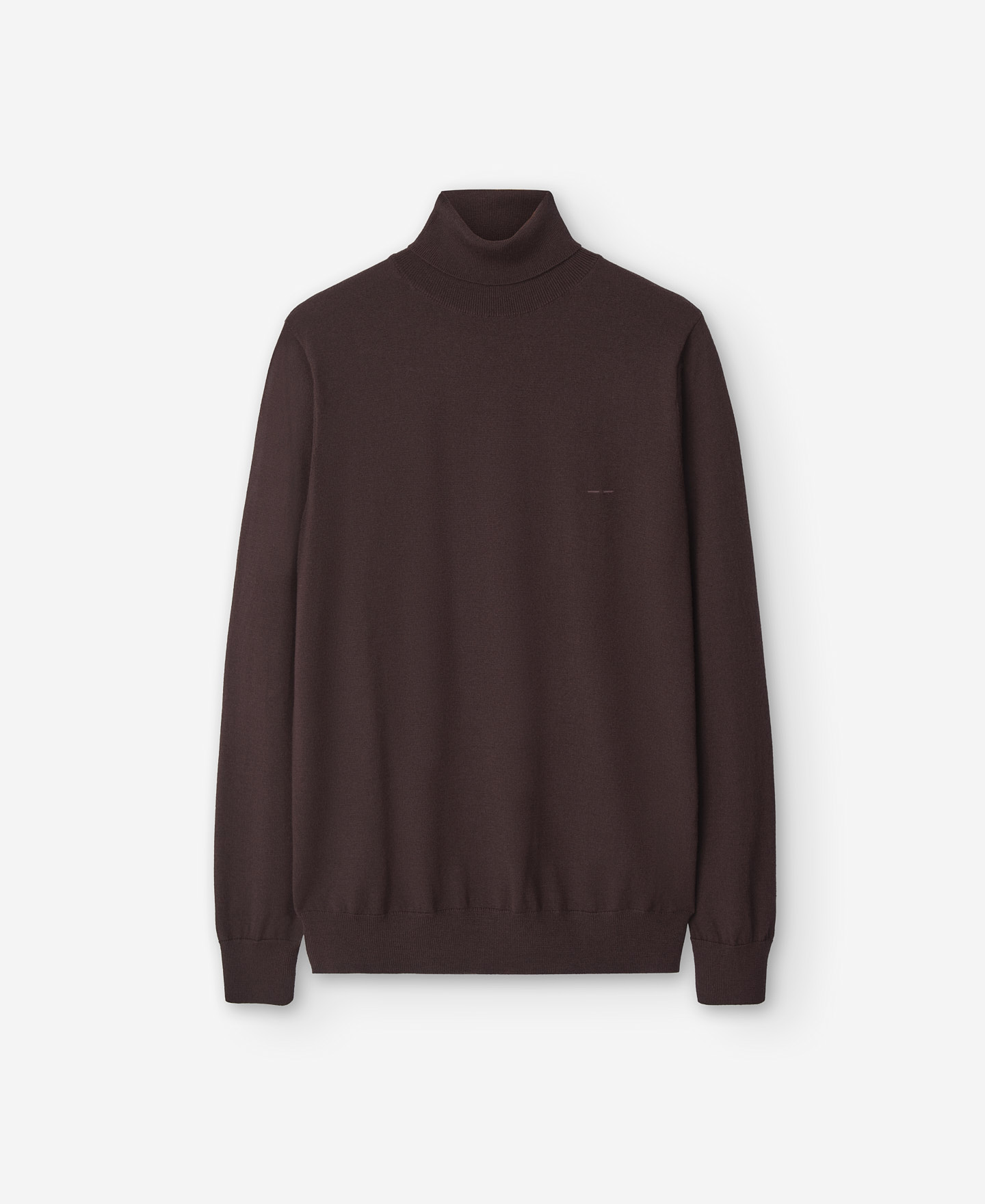 Merino wool turtleneck sweater for men image number 4
