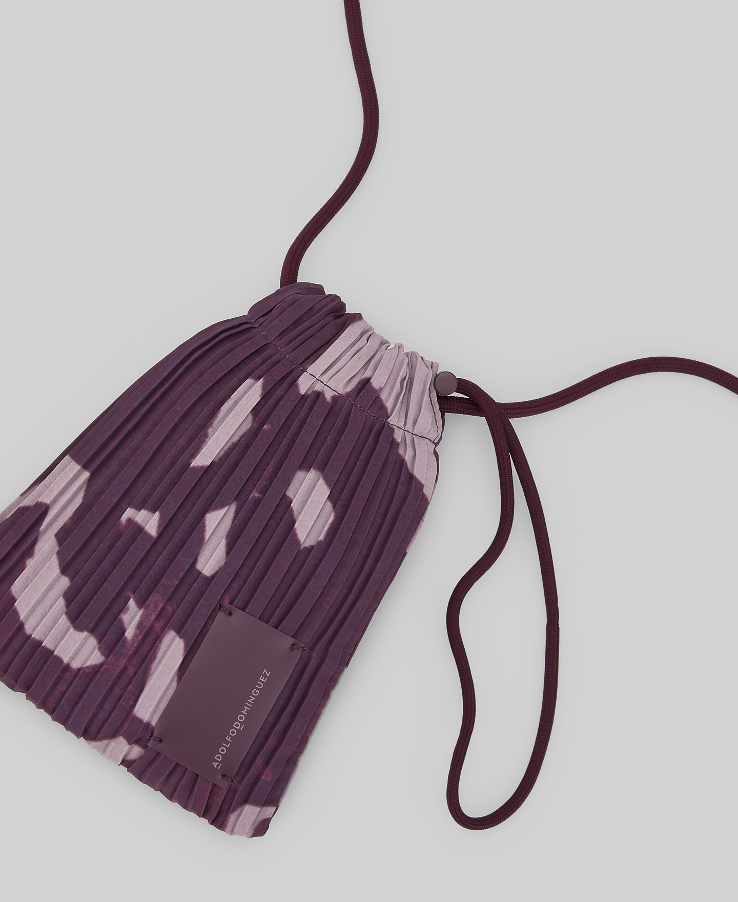 Printed crinkle phone holder woman image number 1