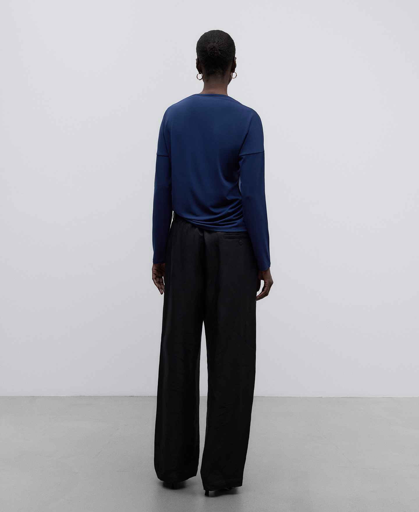 Bateau collar T-shirt woman image number 2