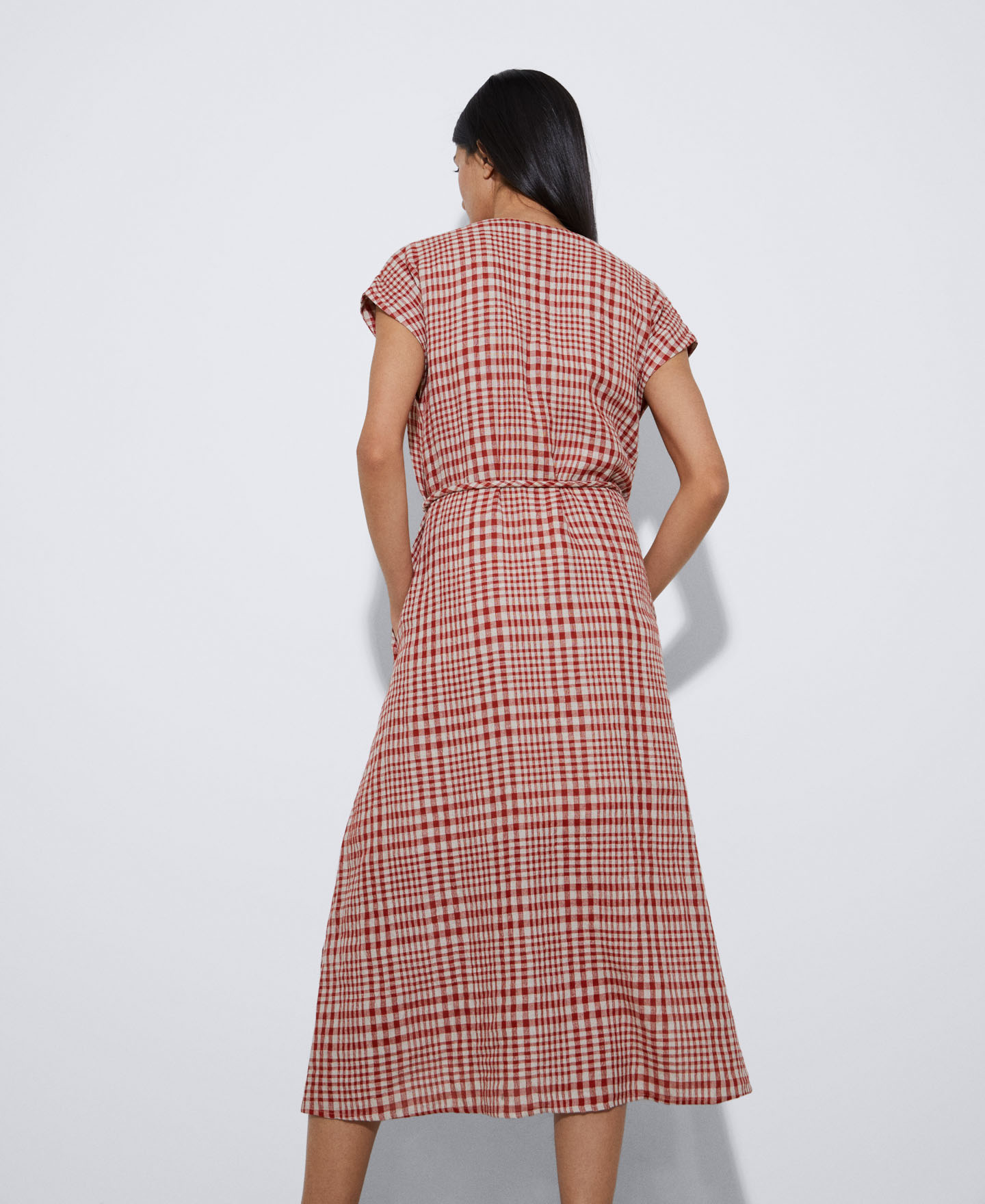 European linen midi dress image number 2