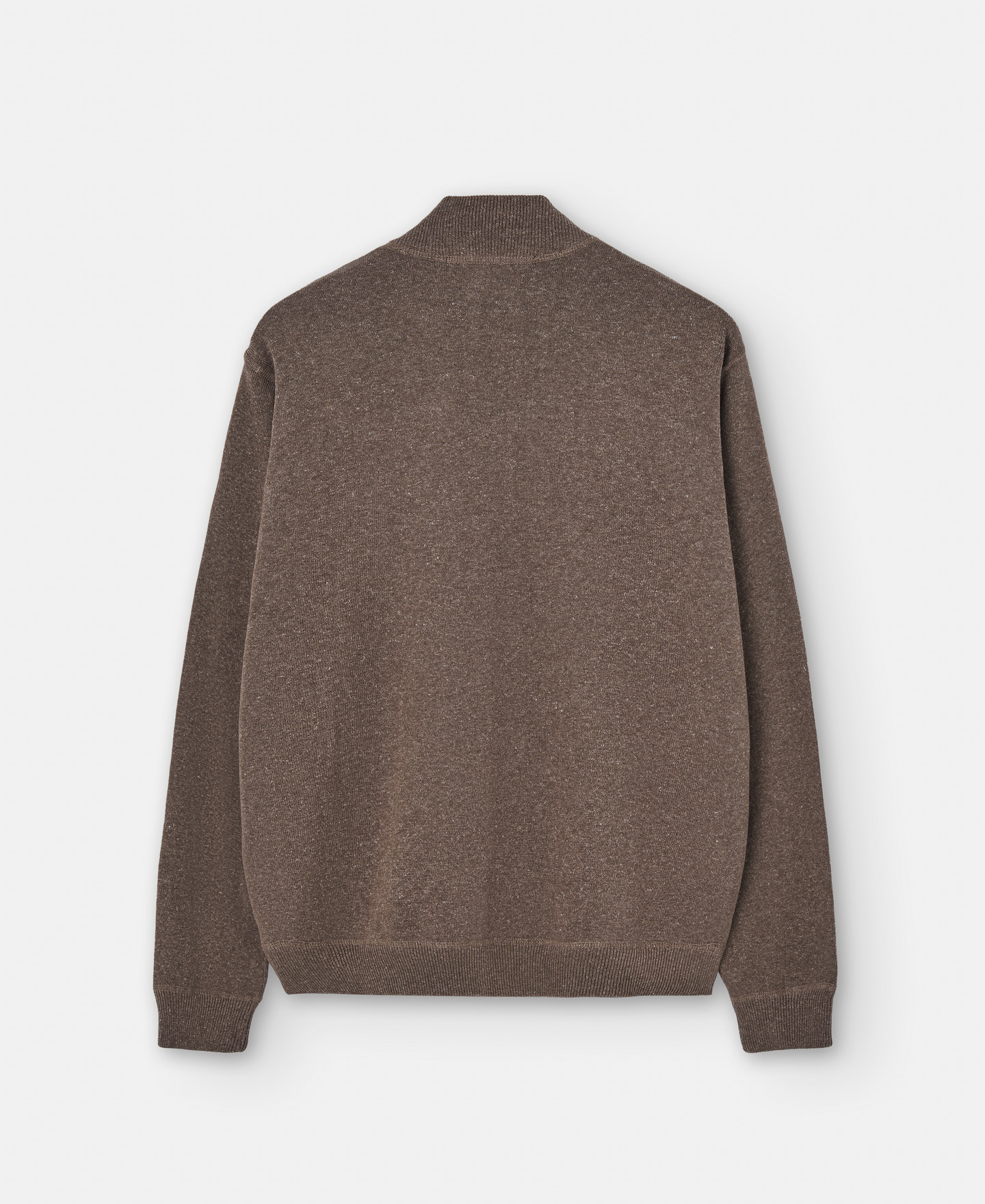 Knitted jacket in linen and cotton image number 5