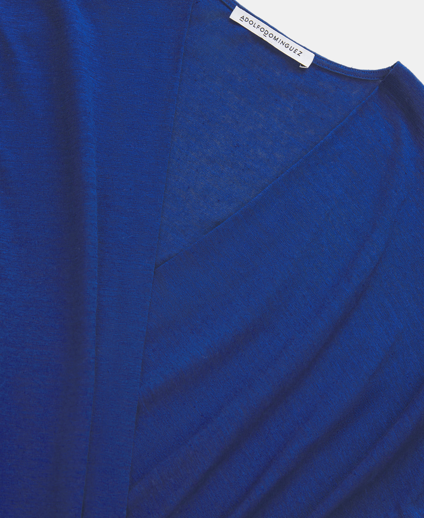 Stretch linen t-shirt image number 6