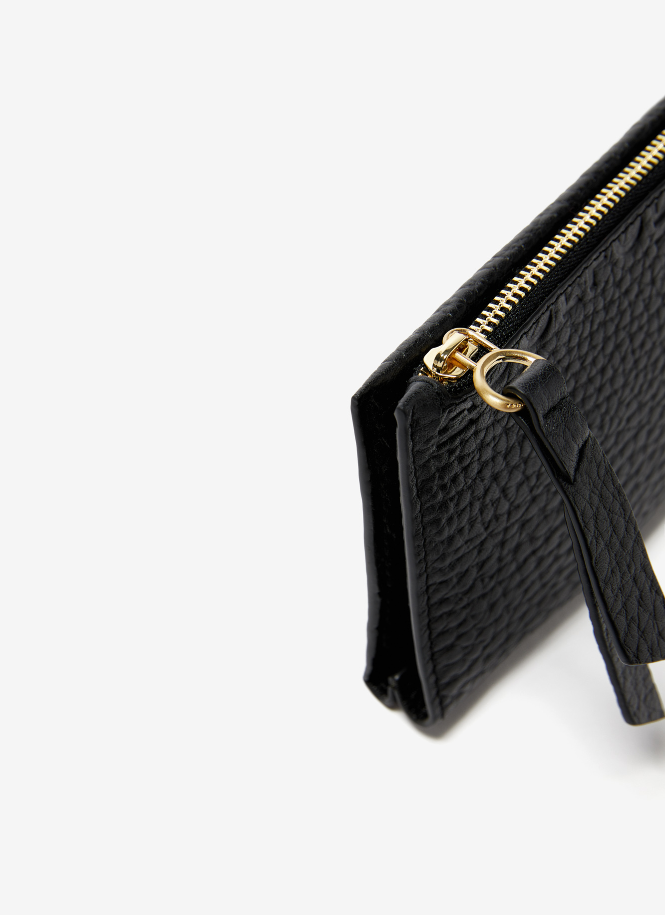 Grained leather wallet image number 2
