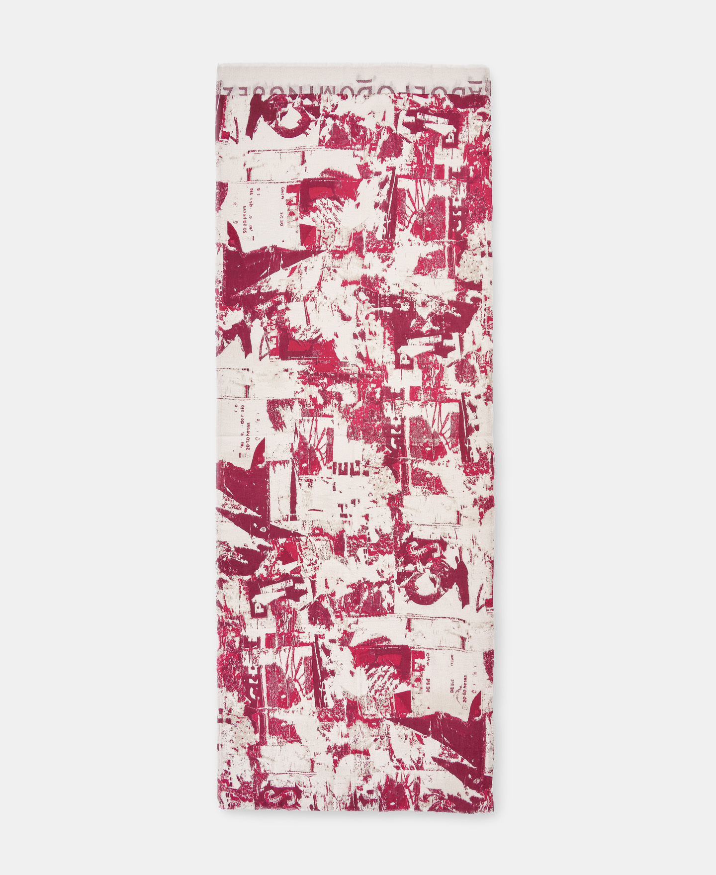 Printed shawl in organic cotton image number 0