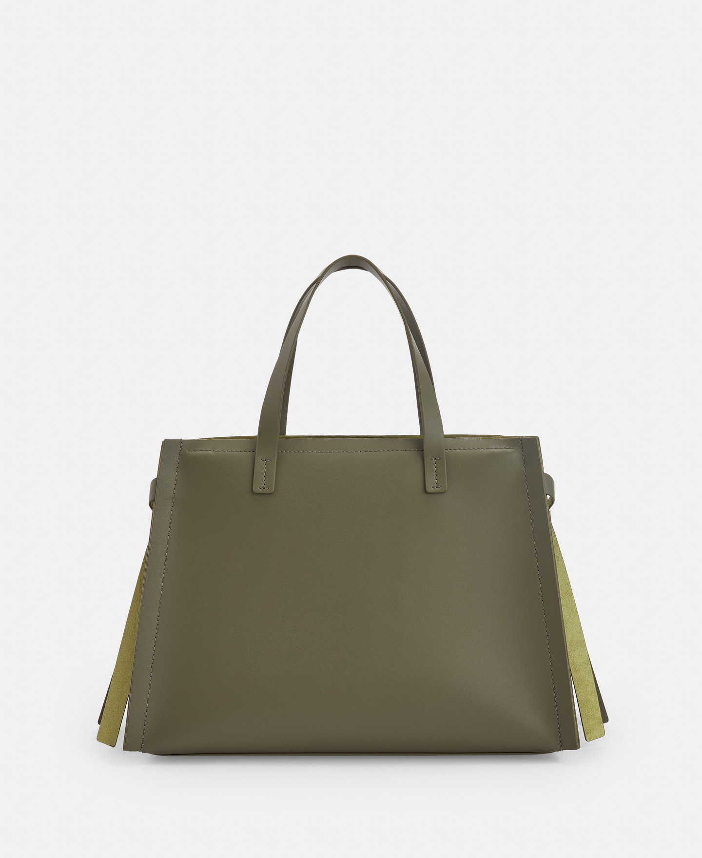 Large responsible leather bag image number 1