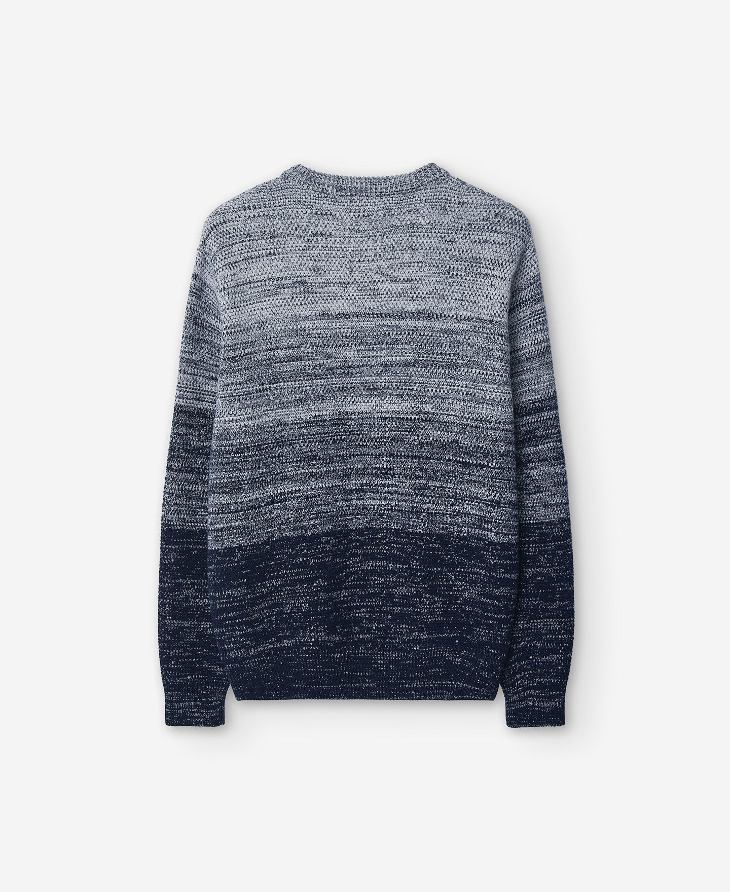 Blue gradient cotton sweater image number 5