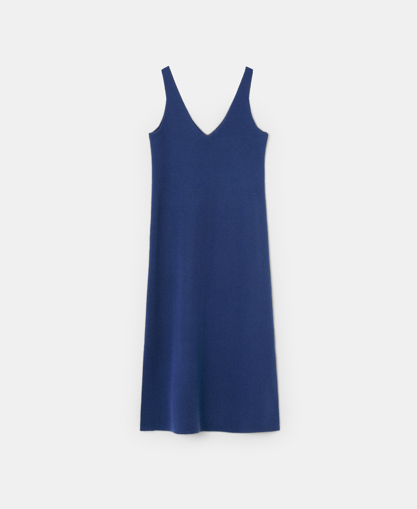 Vestido azul de punto image number 4