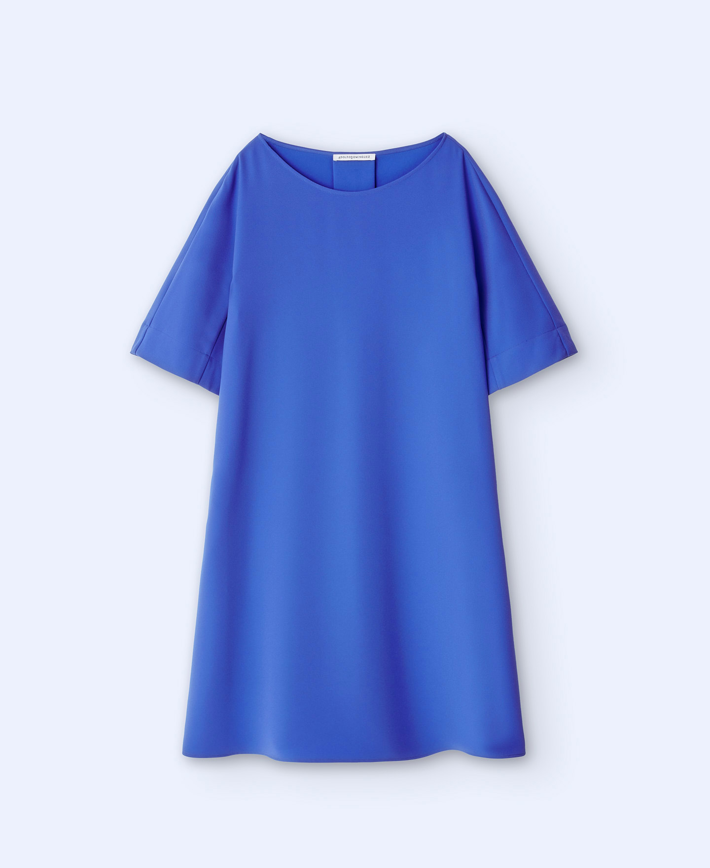 Vestido monocolor evasé image number 4