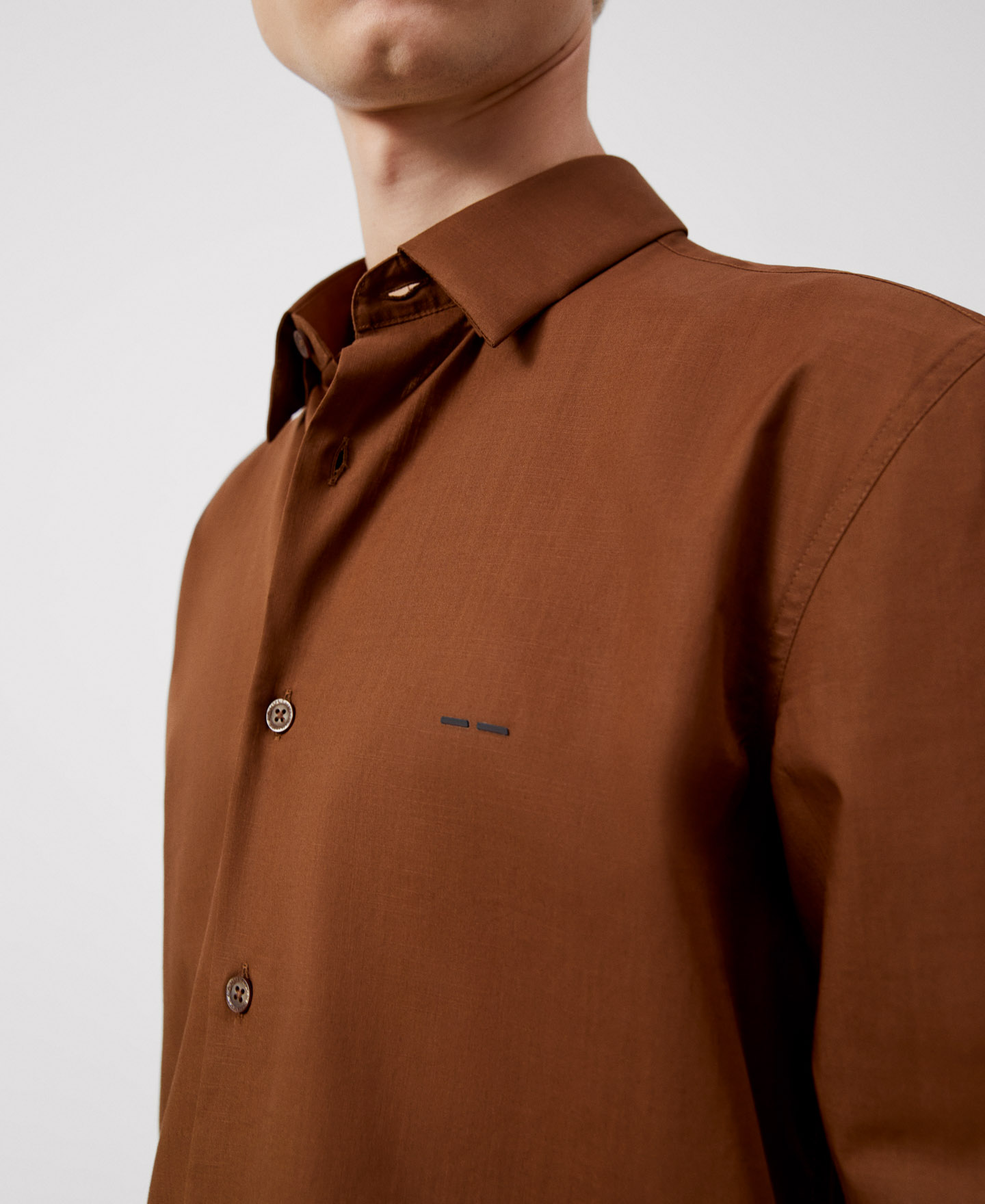 Regular fit cotton shirt image number 3