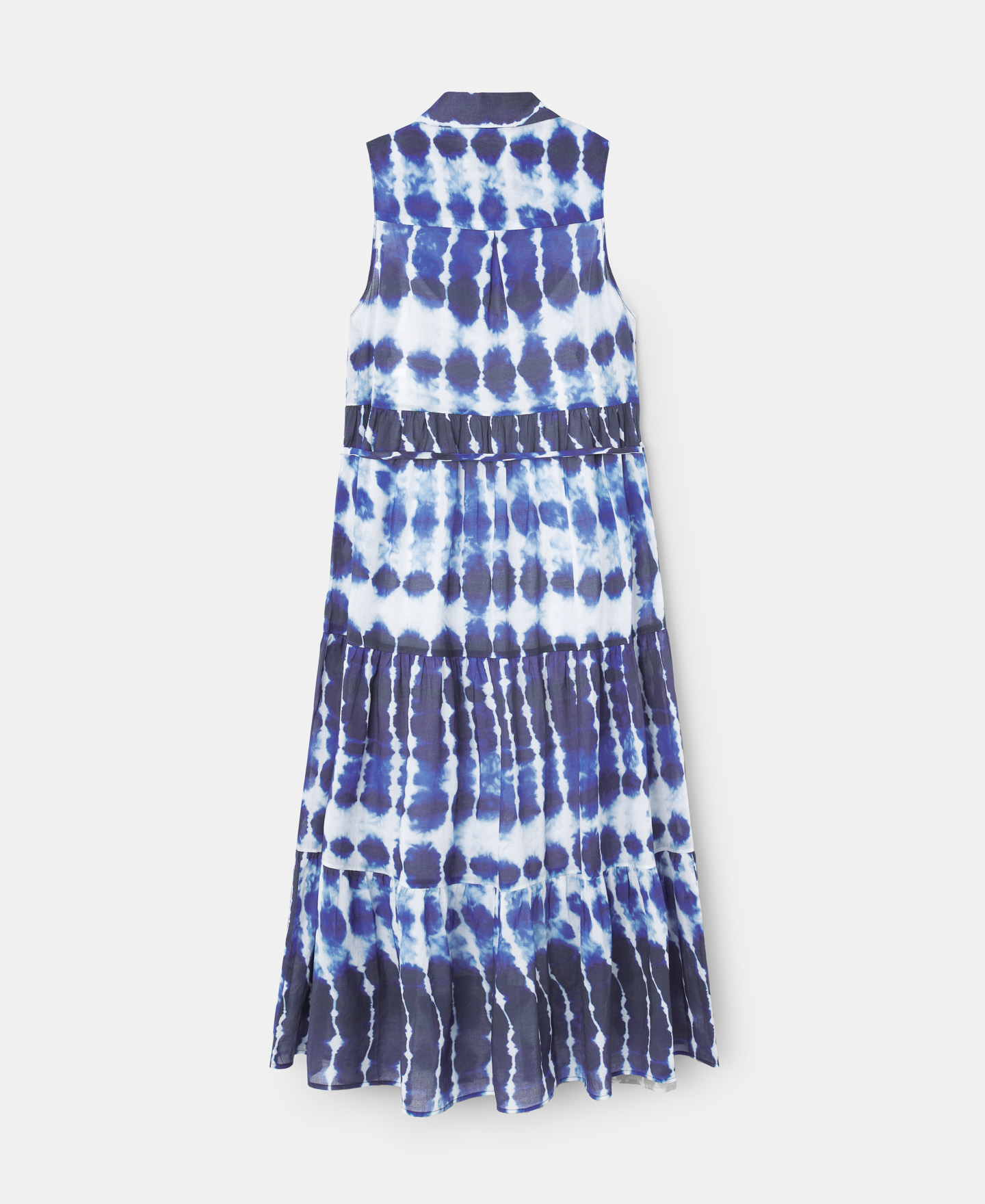 Vestido cuello camisero shibori image number 5