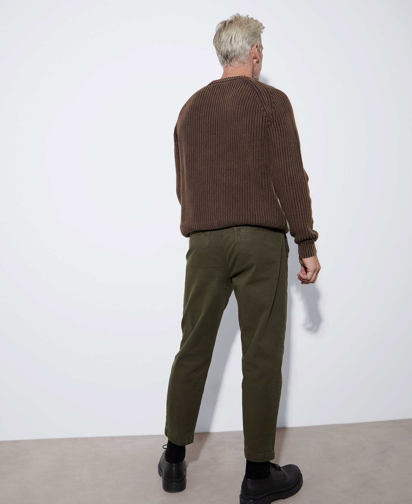 English knitted cotton sweater image number 2