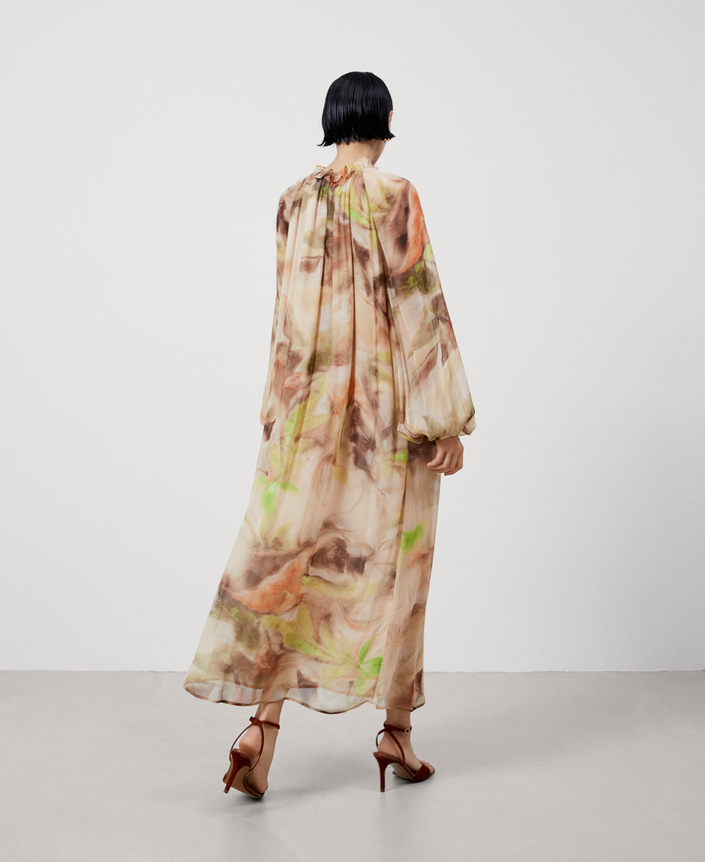 Print midi dress image number 2