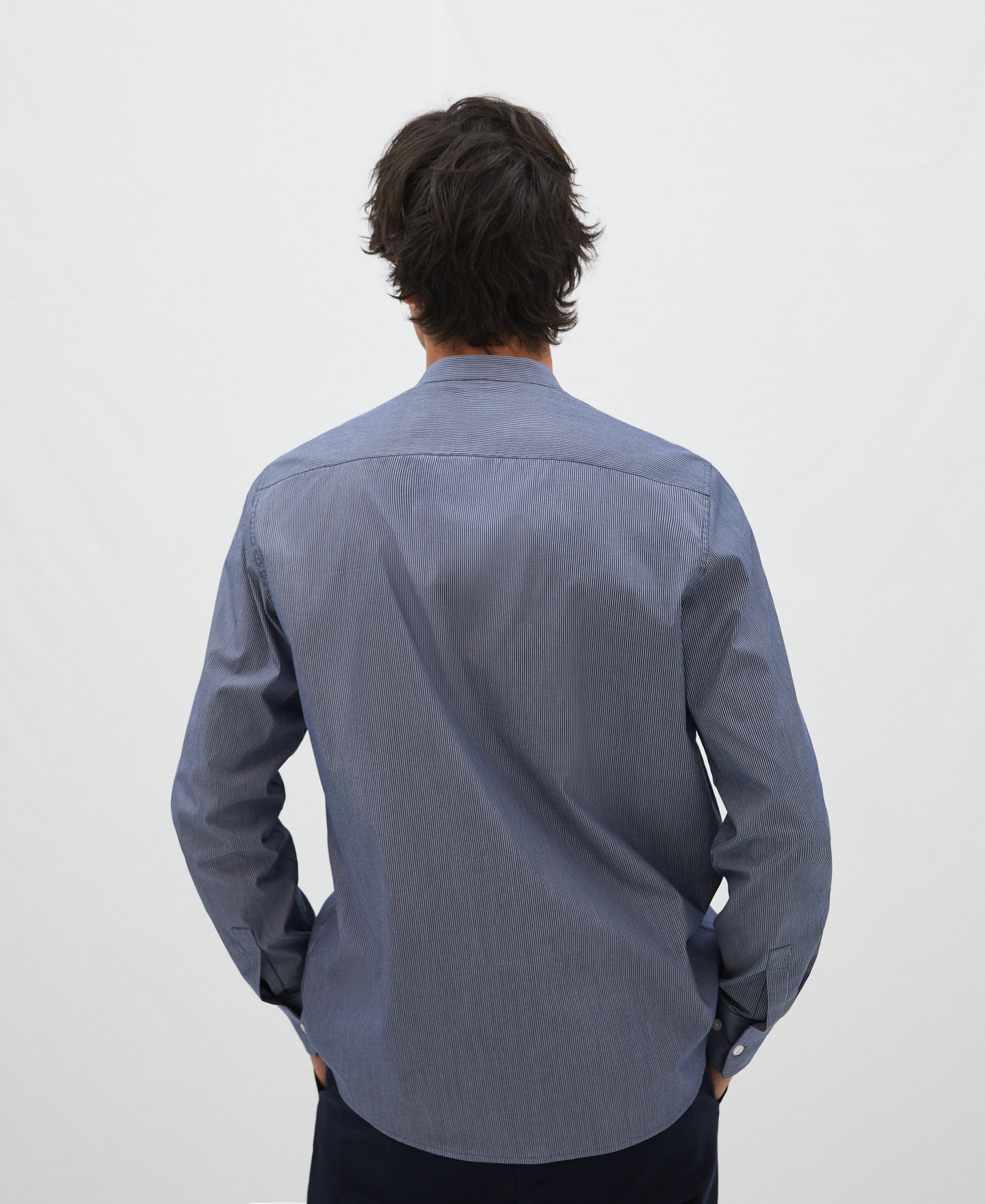 Striped shirt in cotton image number 2