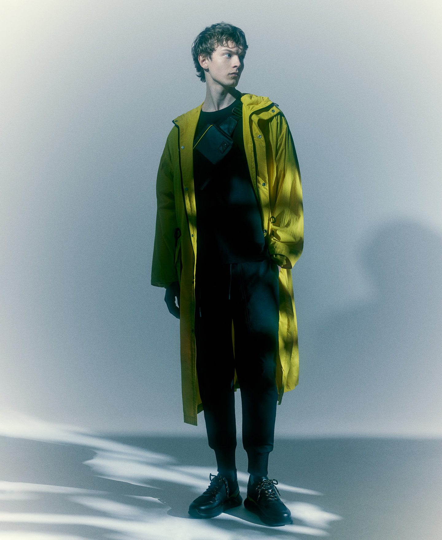 テクニカルファブリックのジョギングパンツ image number 0