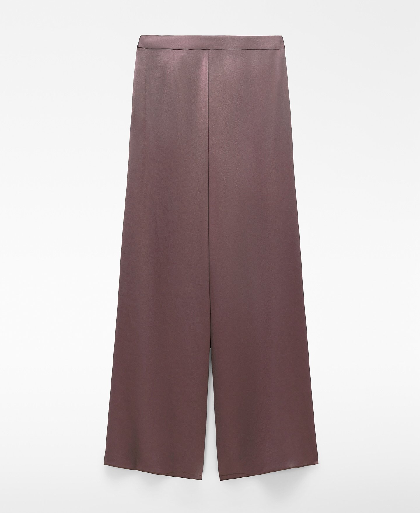 Satin palazzo trousers image number 5