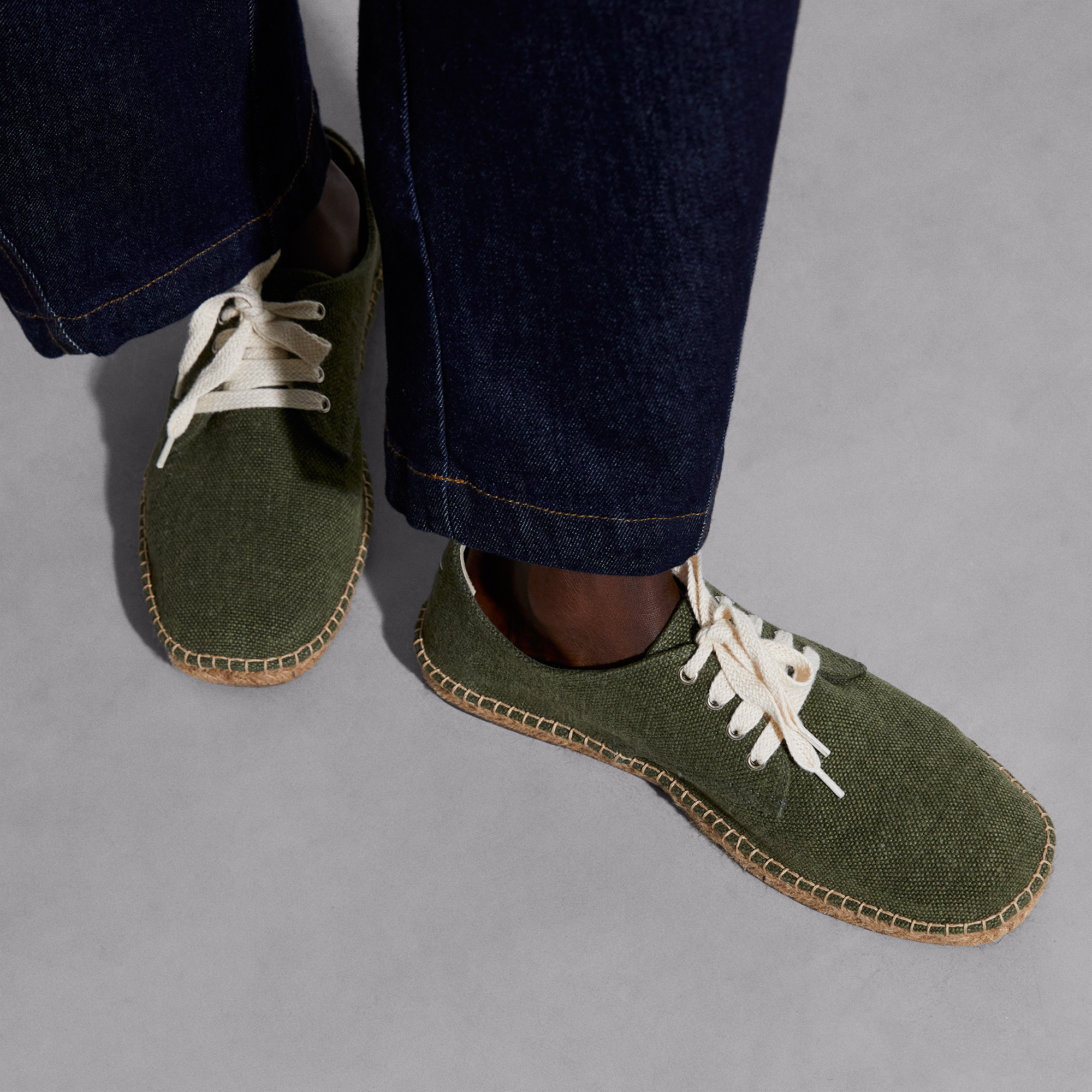 Espadrille with rubber sole image number 3