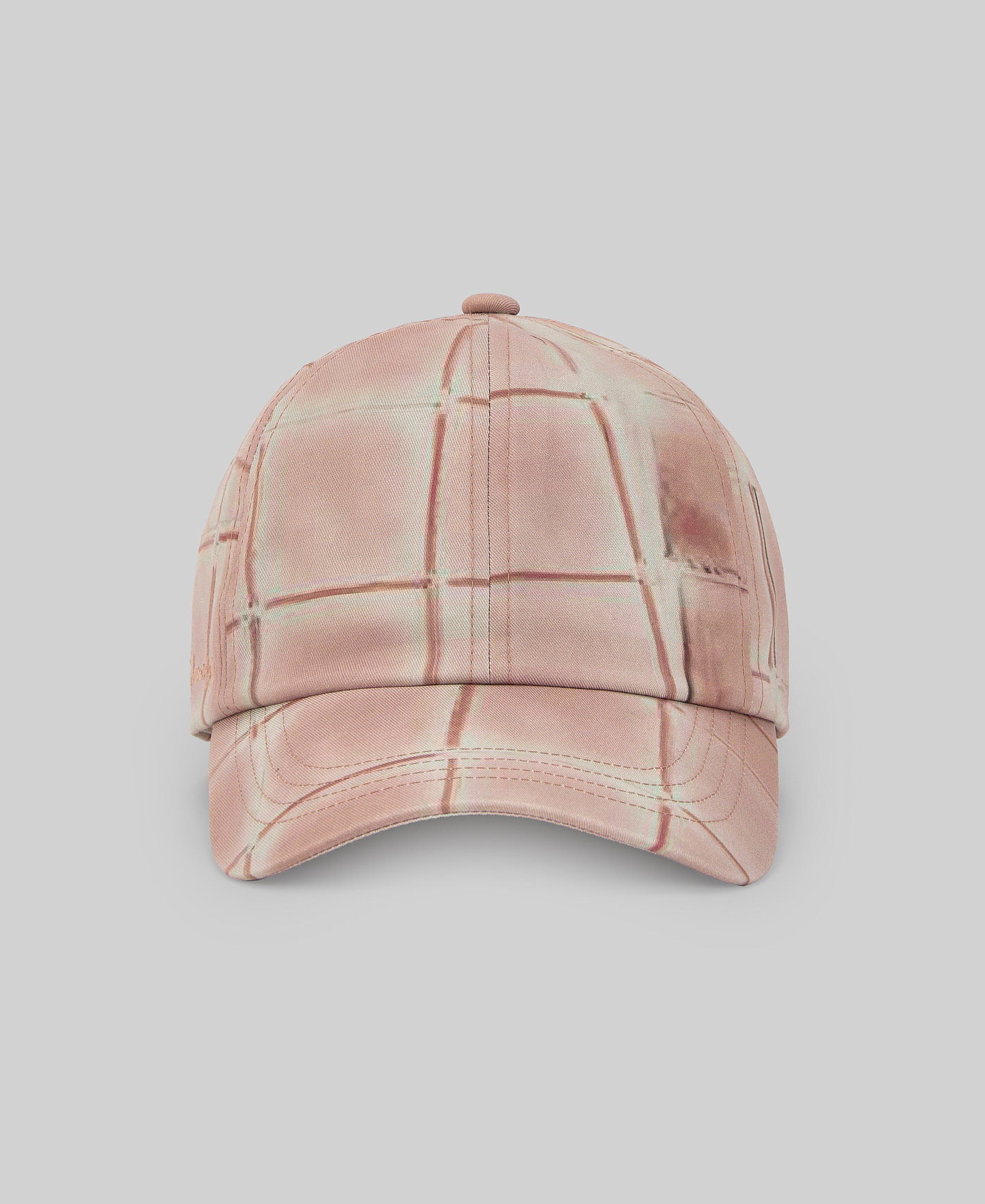 Gorra rosa estampada mujer image number 0
