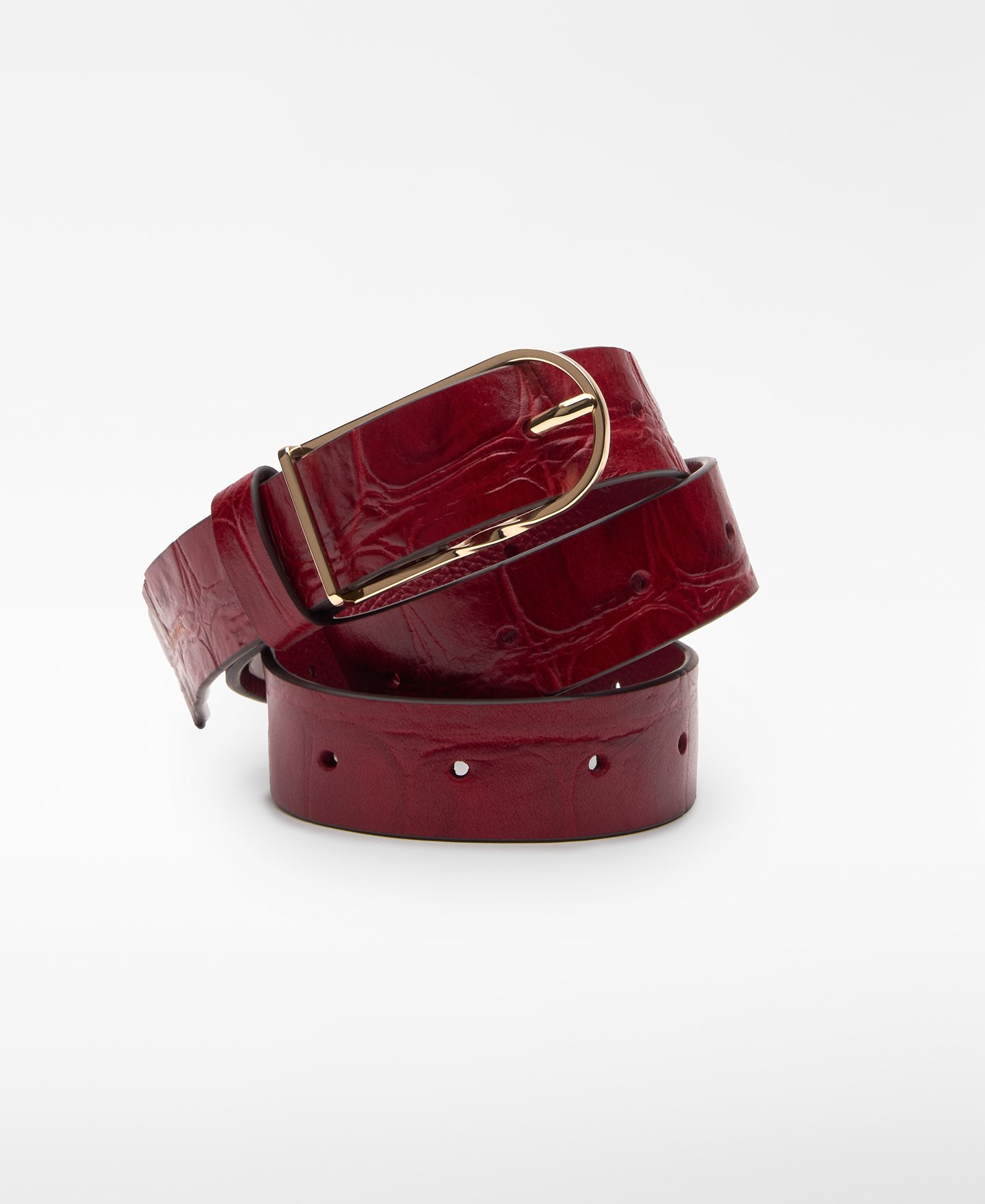 Coco leather buckle closure belt woman image number 1