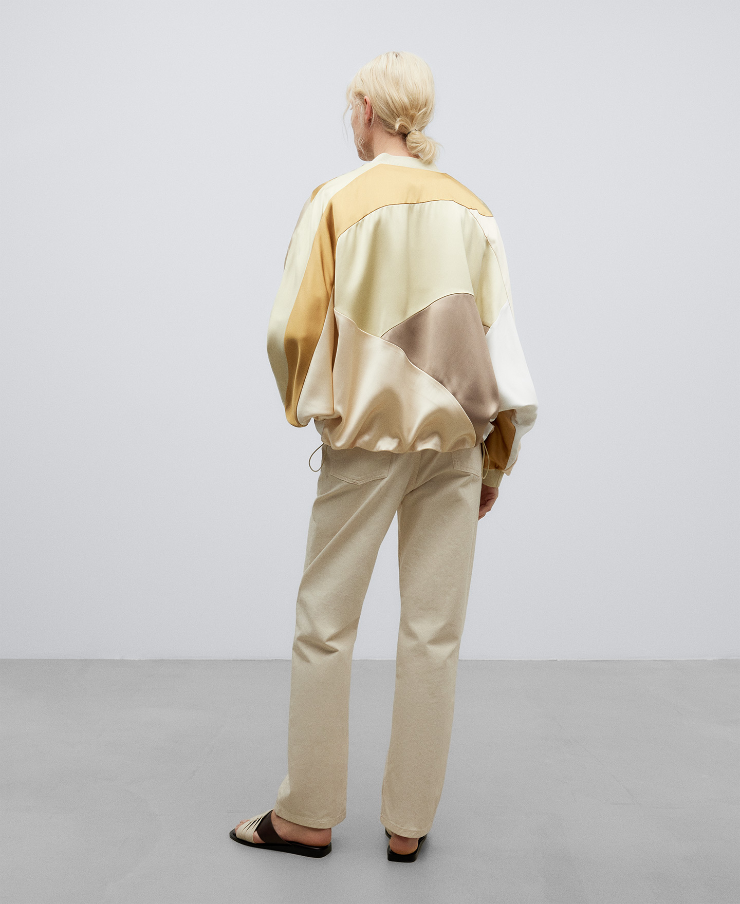 Bomber patchwork mujer image number 2