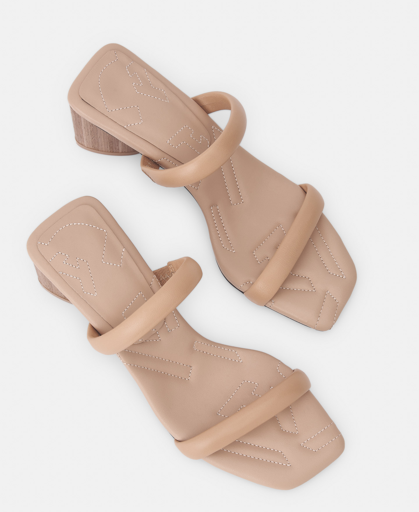 Cushioned square last sandal image number 1