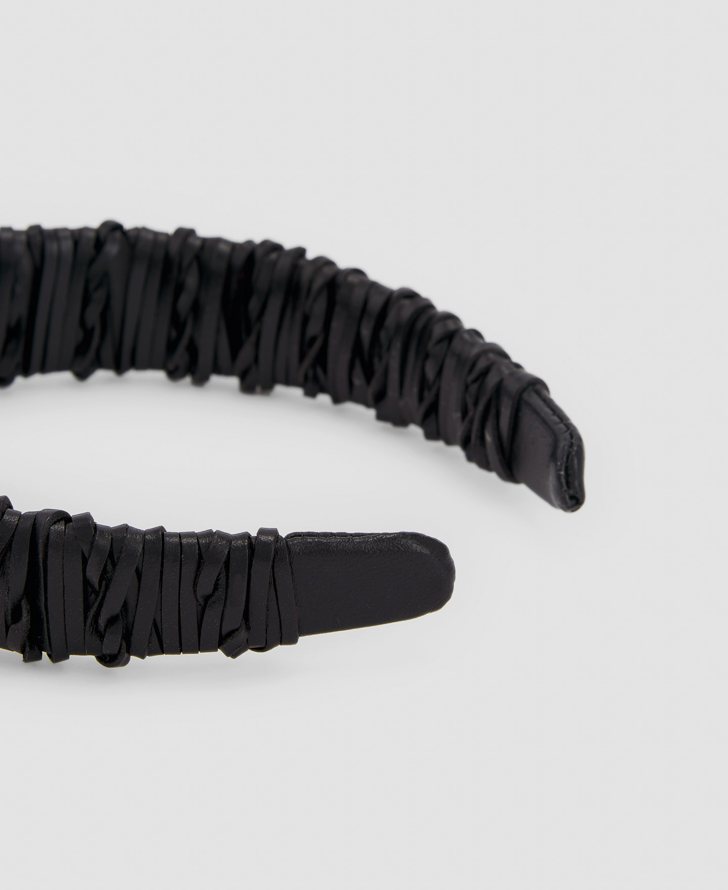 Braided leather headband image number 1