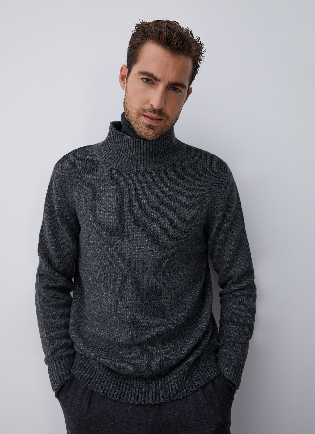 Perkins collar knit sweater image number 0