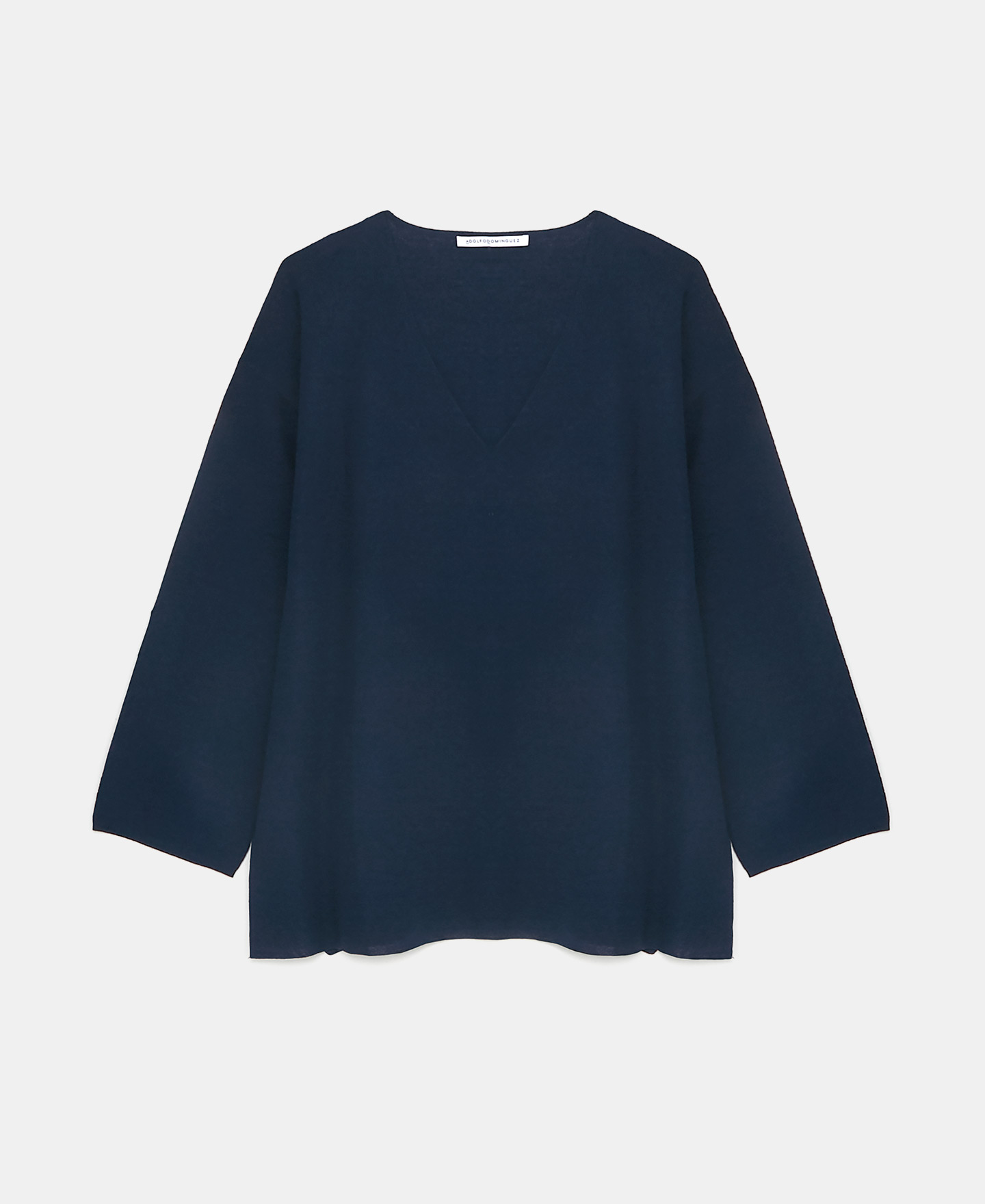 V-neck viscose sweater image number 4