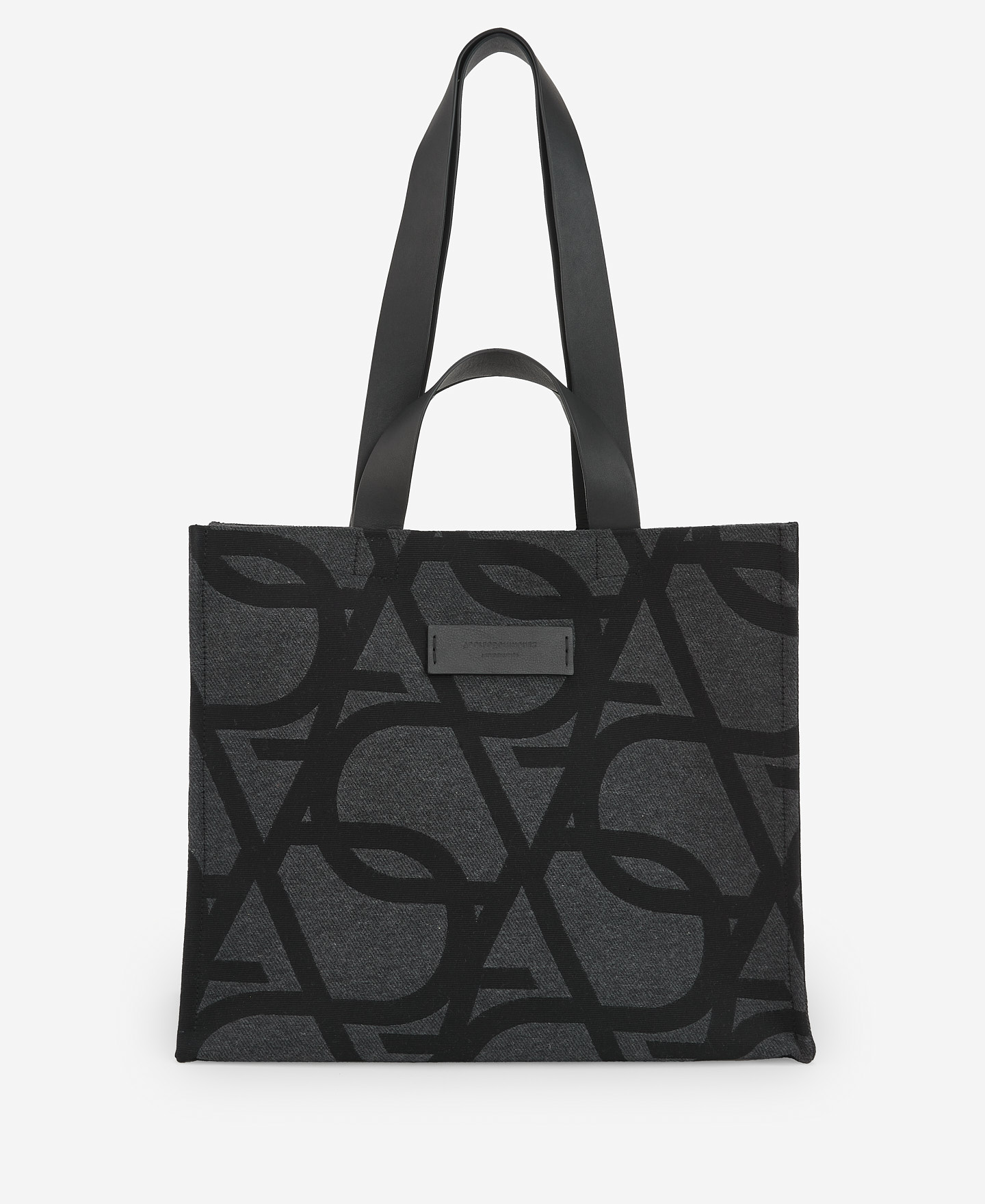 Monogram motif shopper bag image number 0