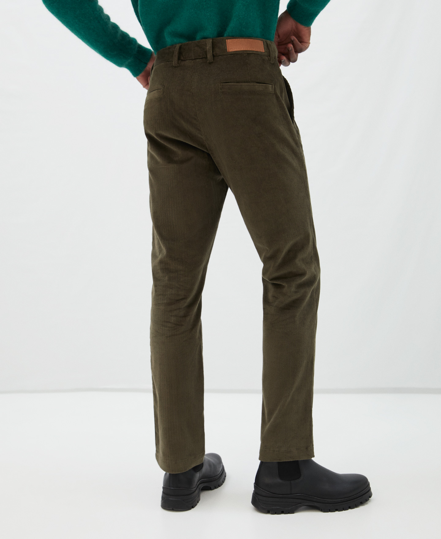 Corduroy chino trousers image number 2
