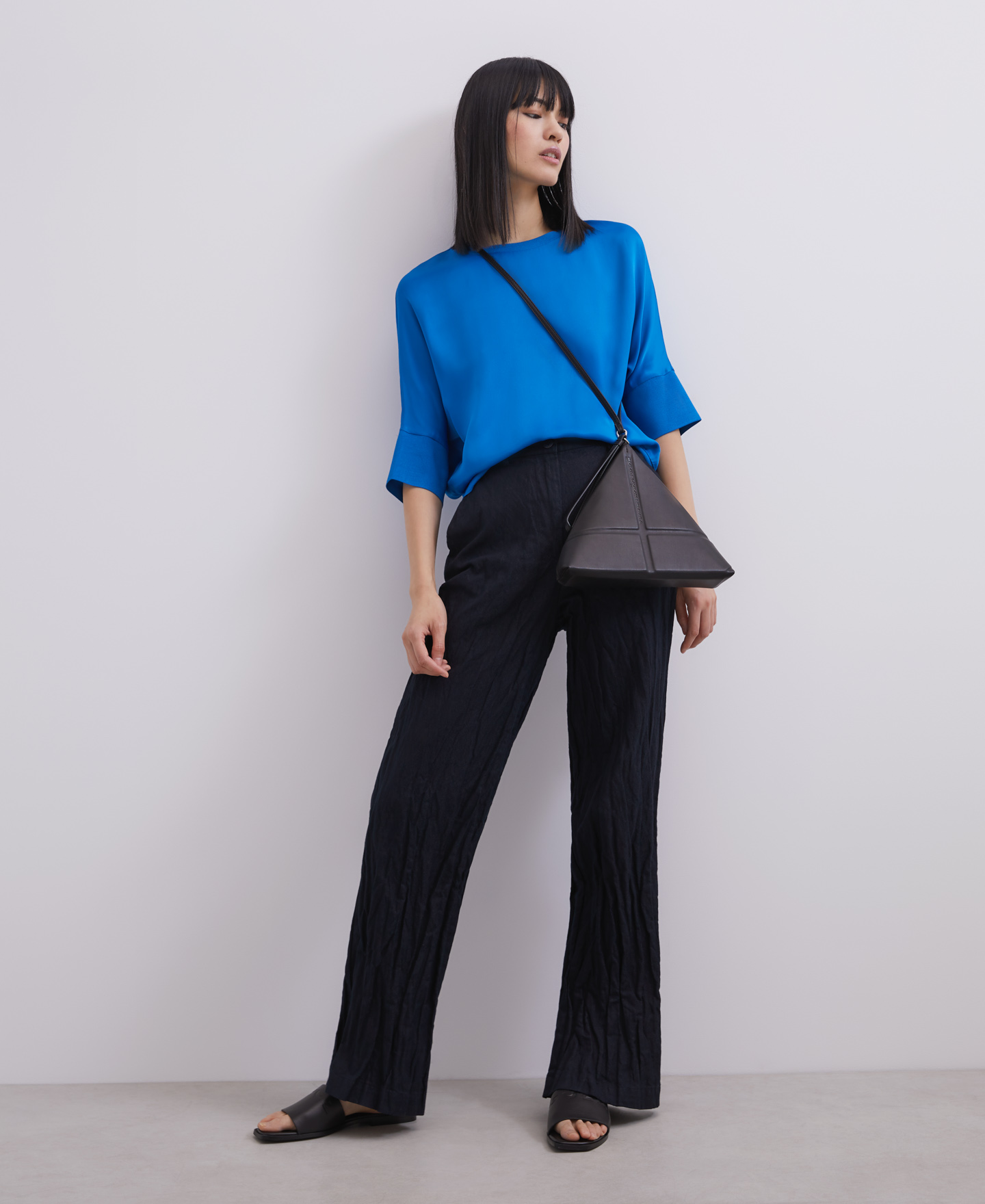 Viscose round neck t-shirt image number 0