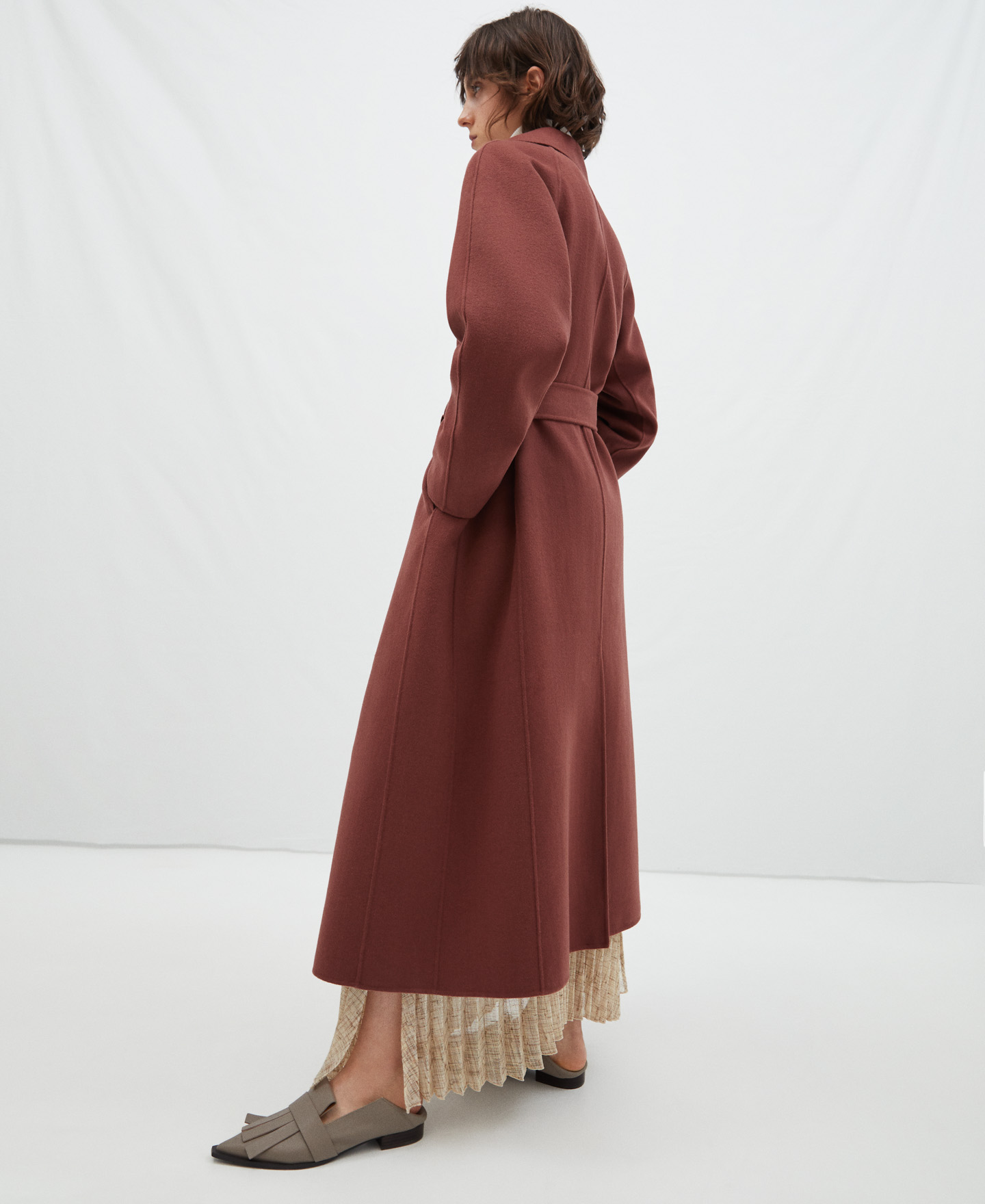 Merino wool travel coat image number 5