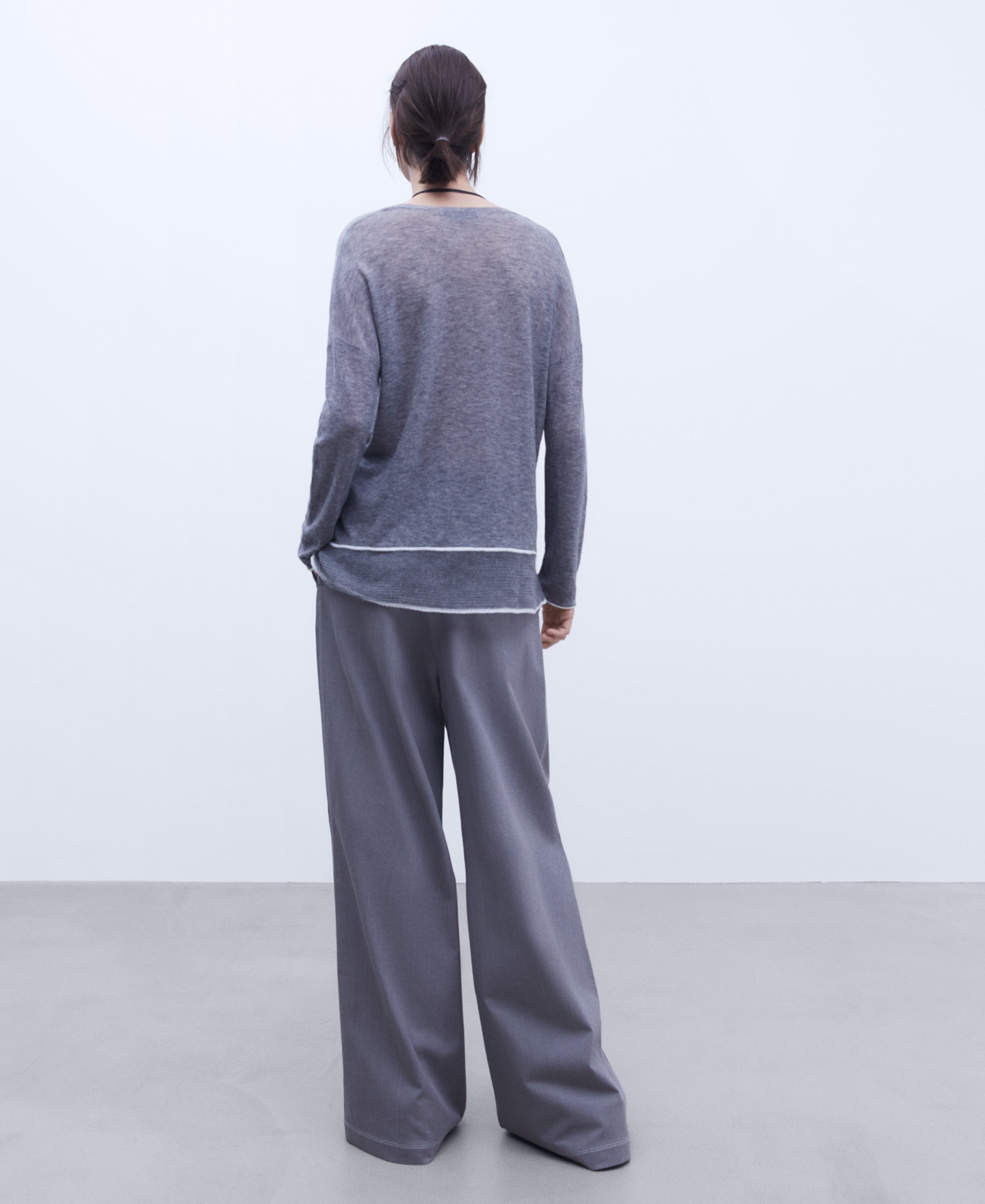 Merino wool fabric sweater image number 2