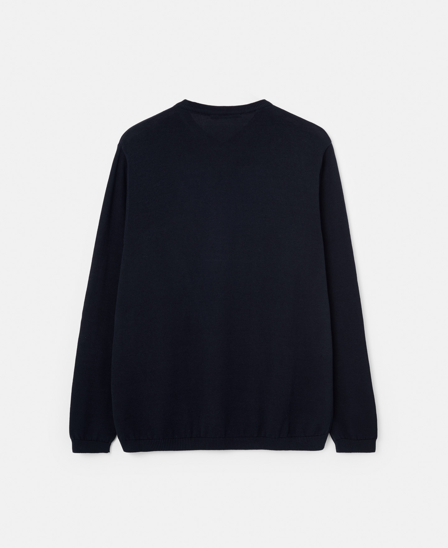 Pistachio cotton V-neck sweater image number 5