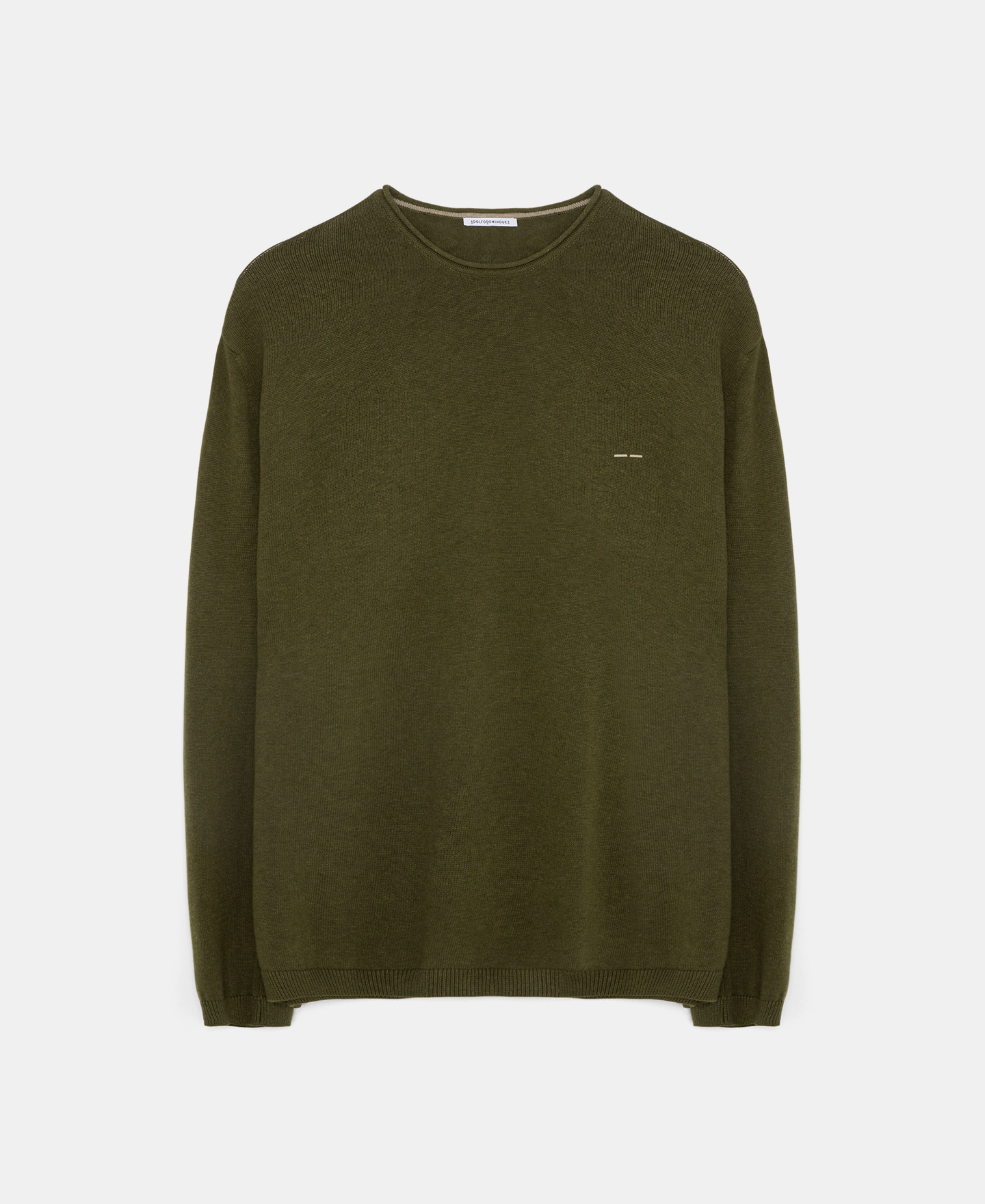 Basic box collar sweater image number 4