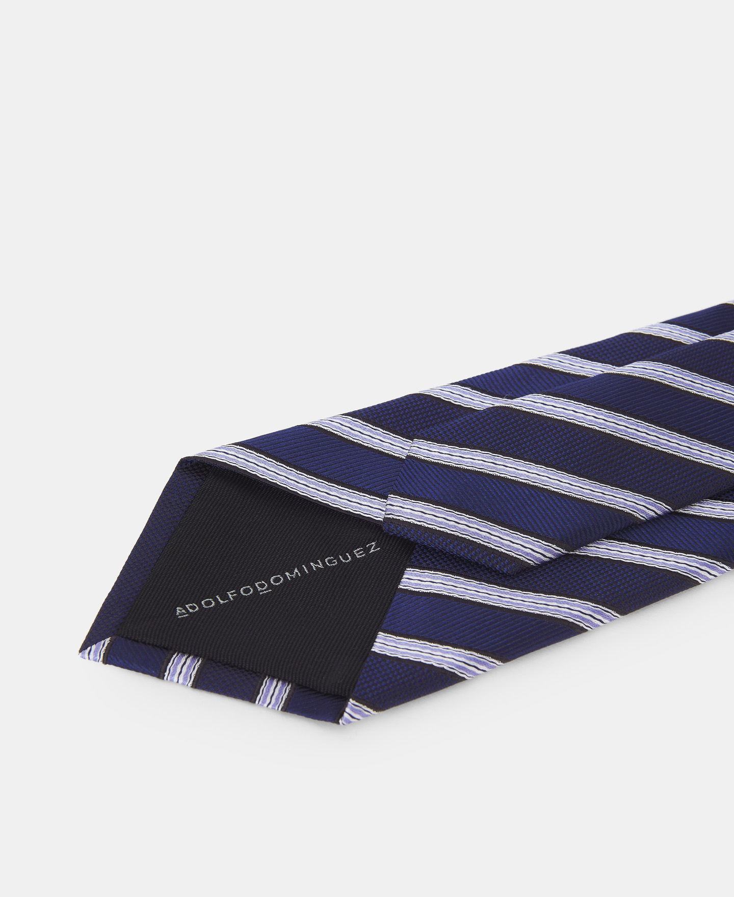 Striped silk tie image number 1