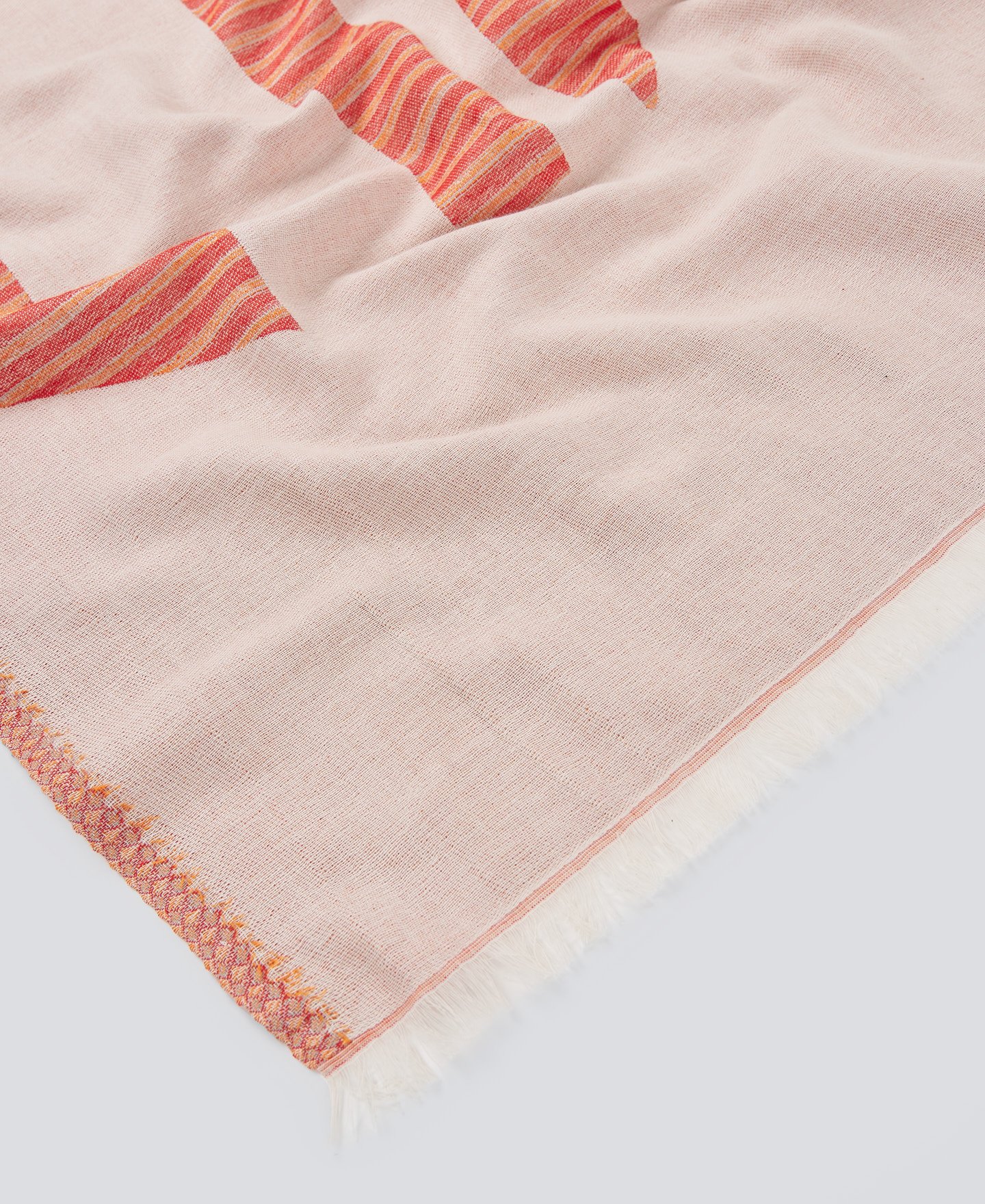 Embossed maxilogo shawl woman image number 2