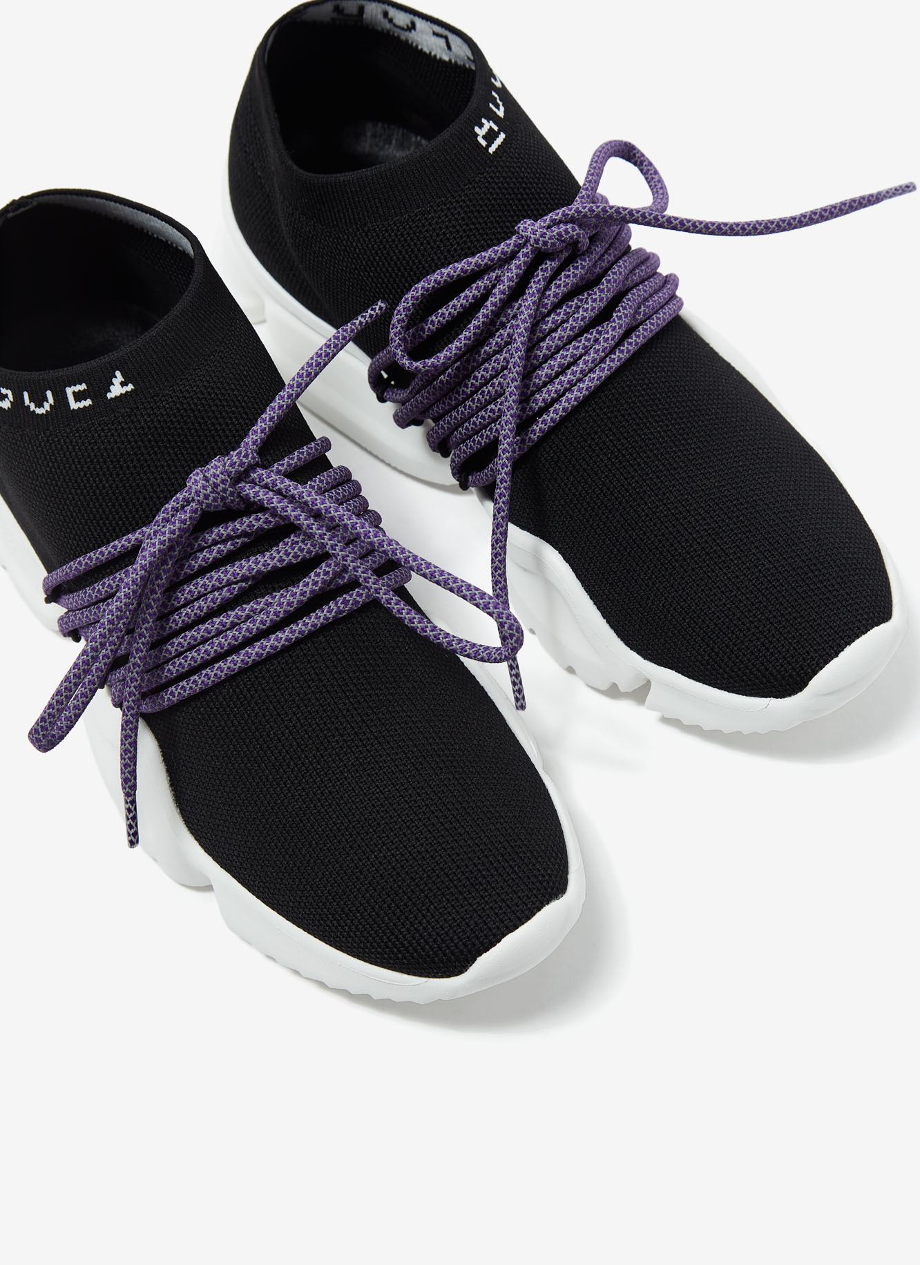 Sock-style sneakers with side logo image number 2