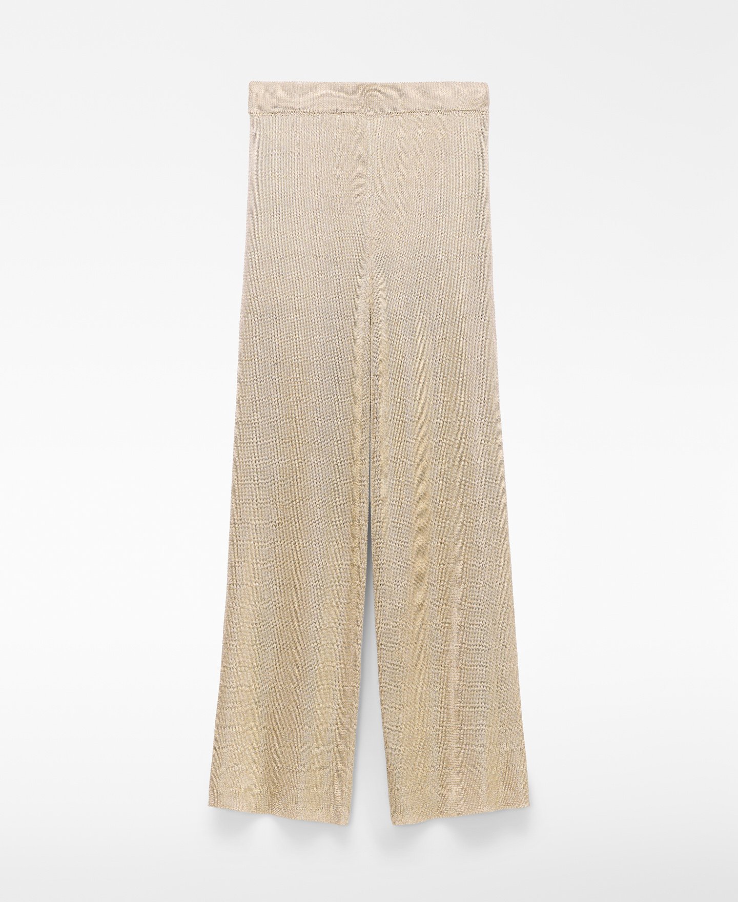 Metallic knit trousers image number 5