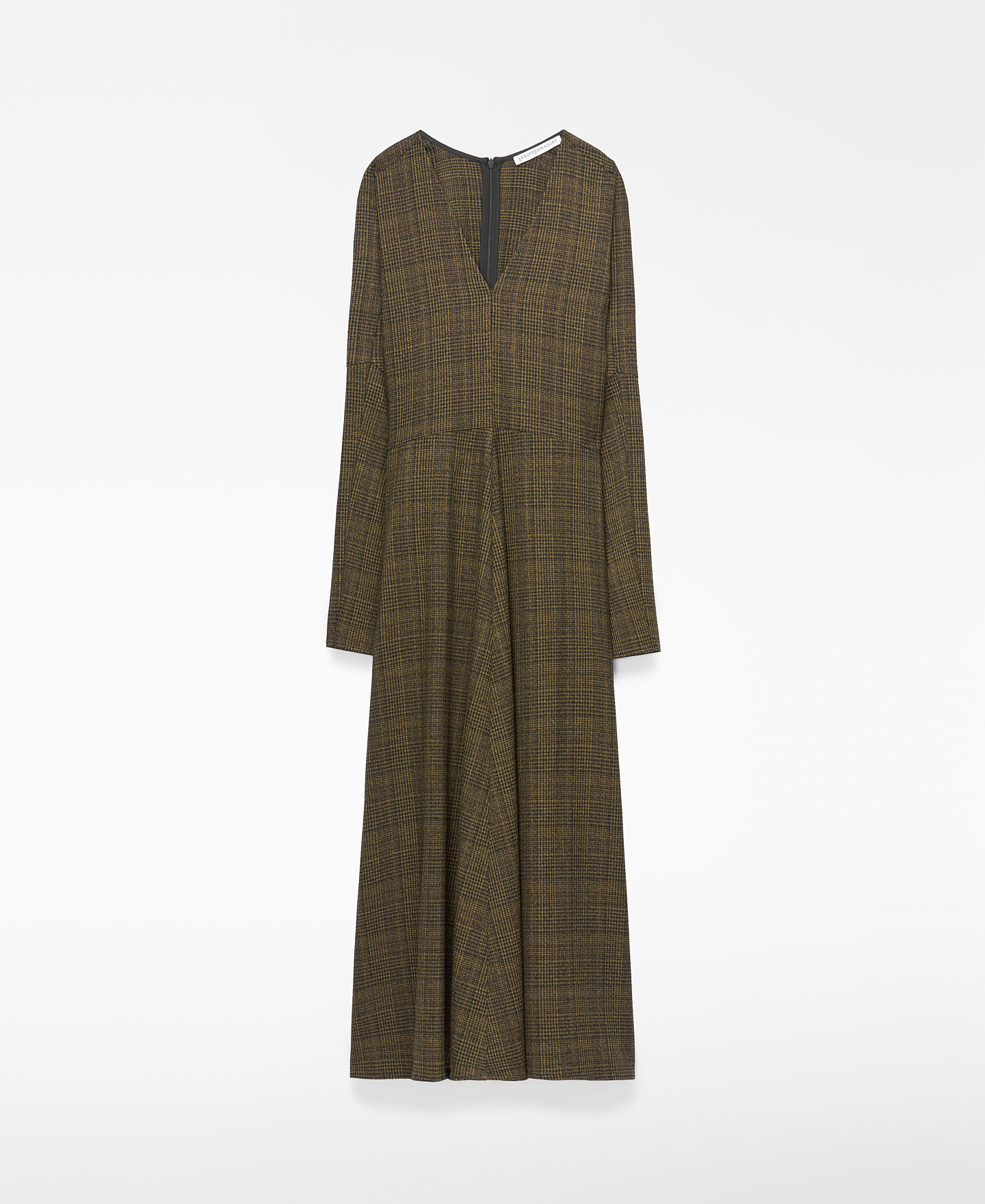 Checkered Japanese sleeve dress image number 4