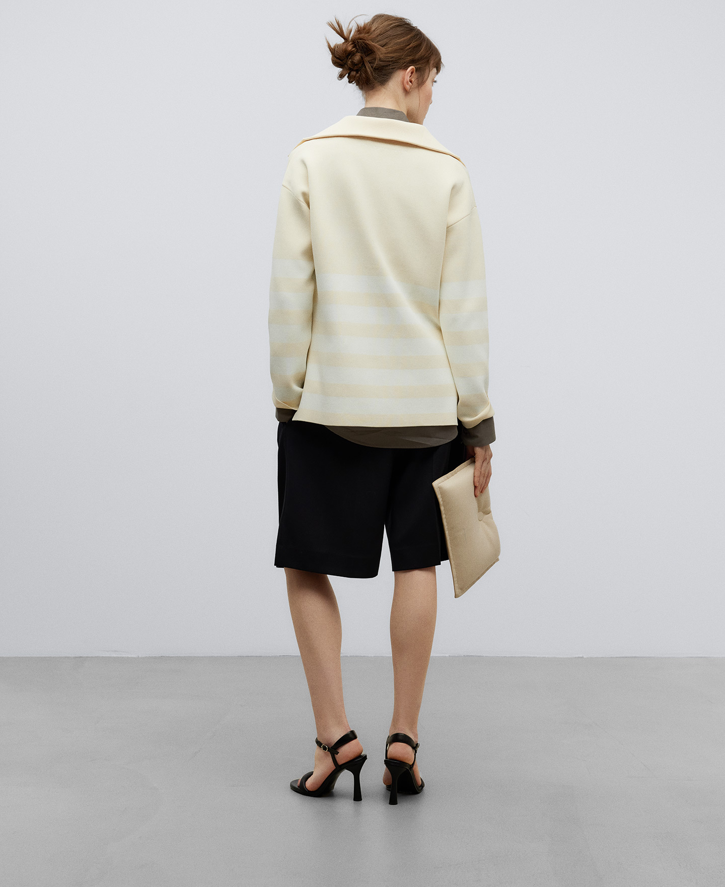 Jersey bicolor rayas mujer image number 2