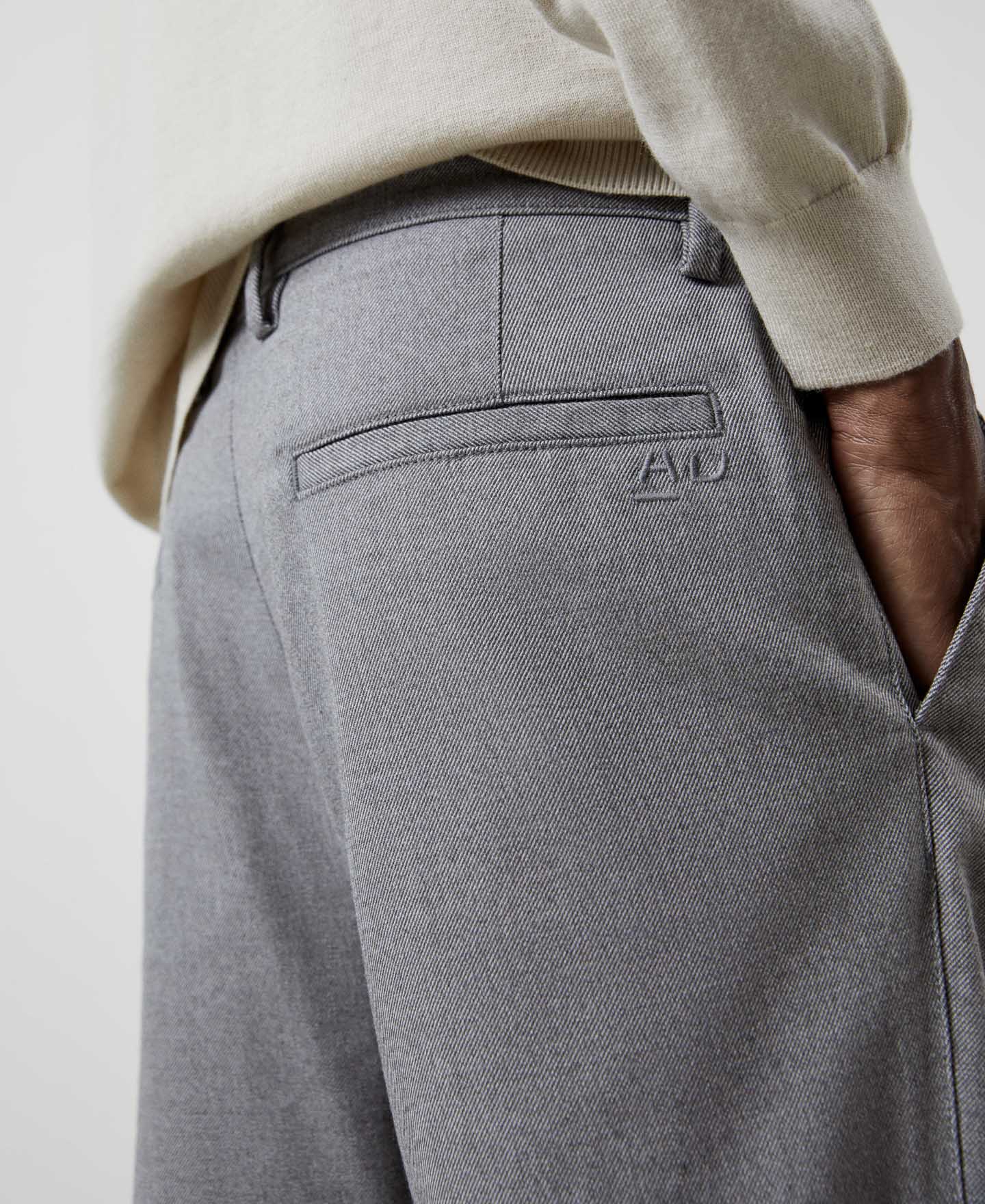 Stretch cotton chino trousers image number 3