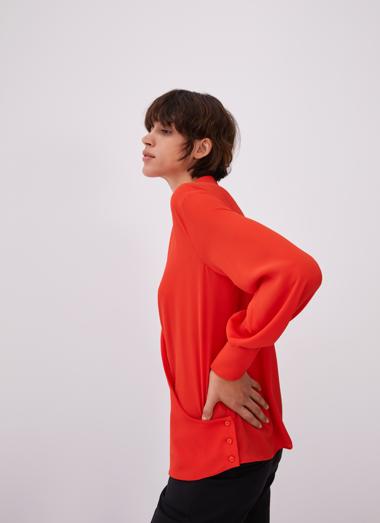 Wrap fluid shirt image number 2