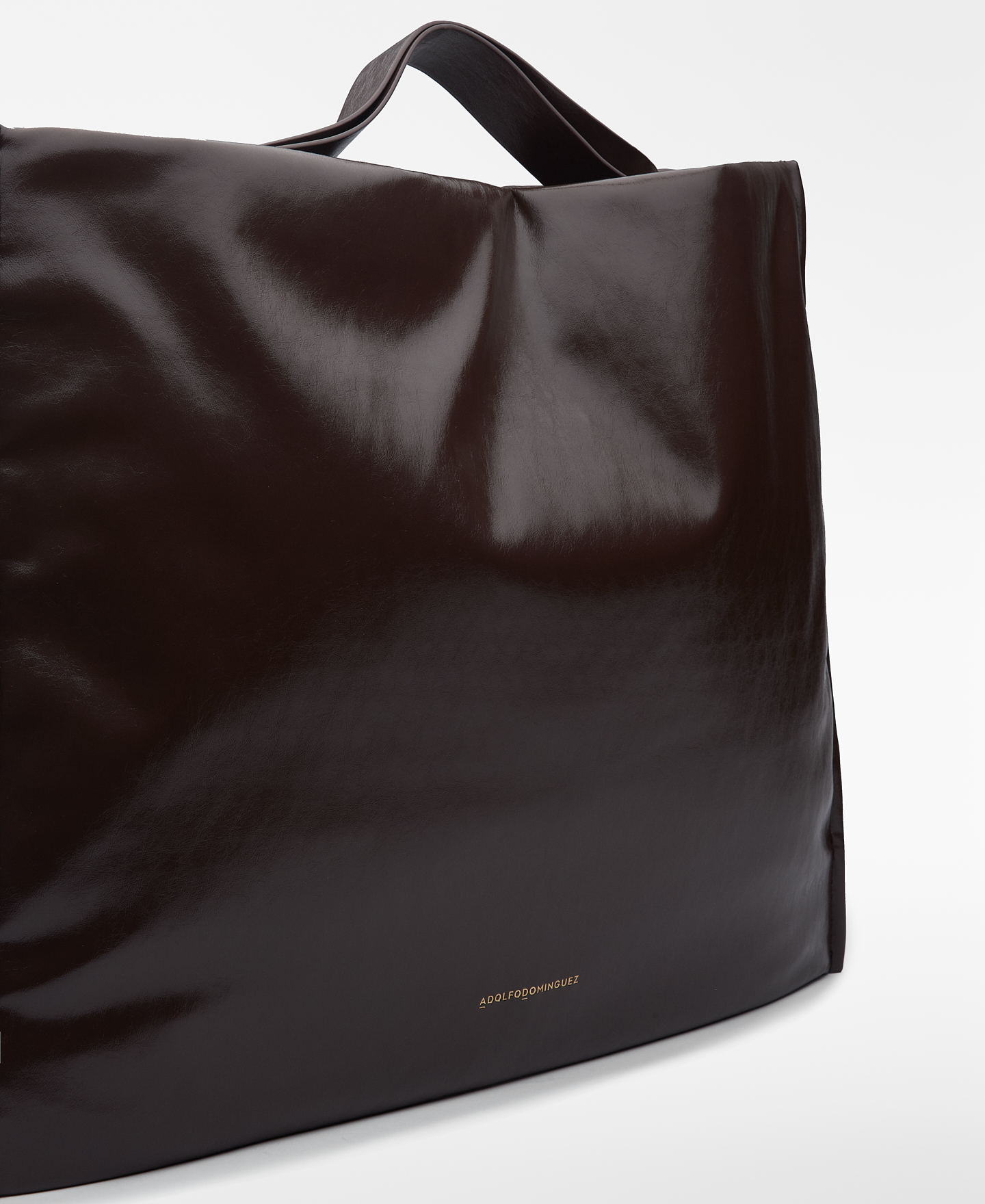 Leather-Non-Leather maxi shopper woman image number 2