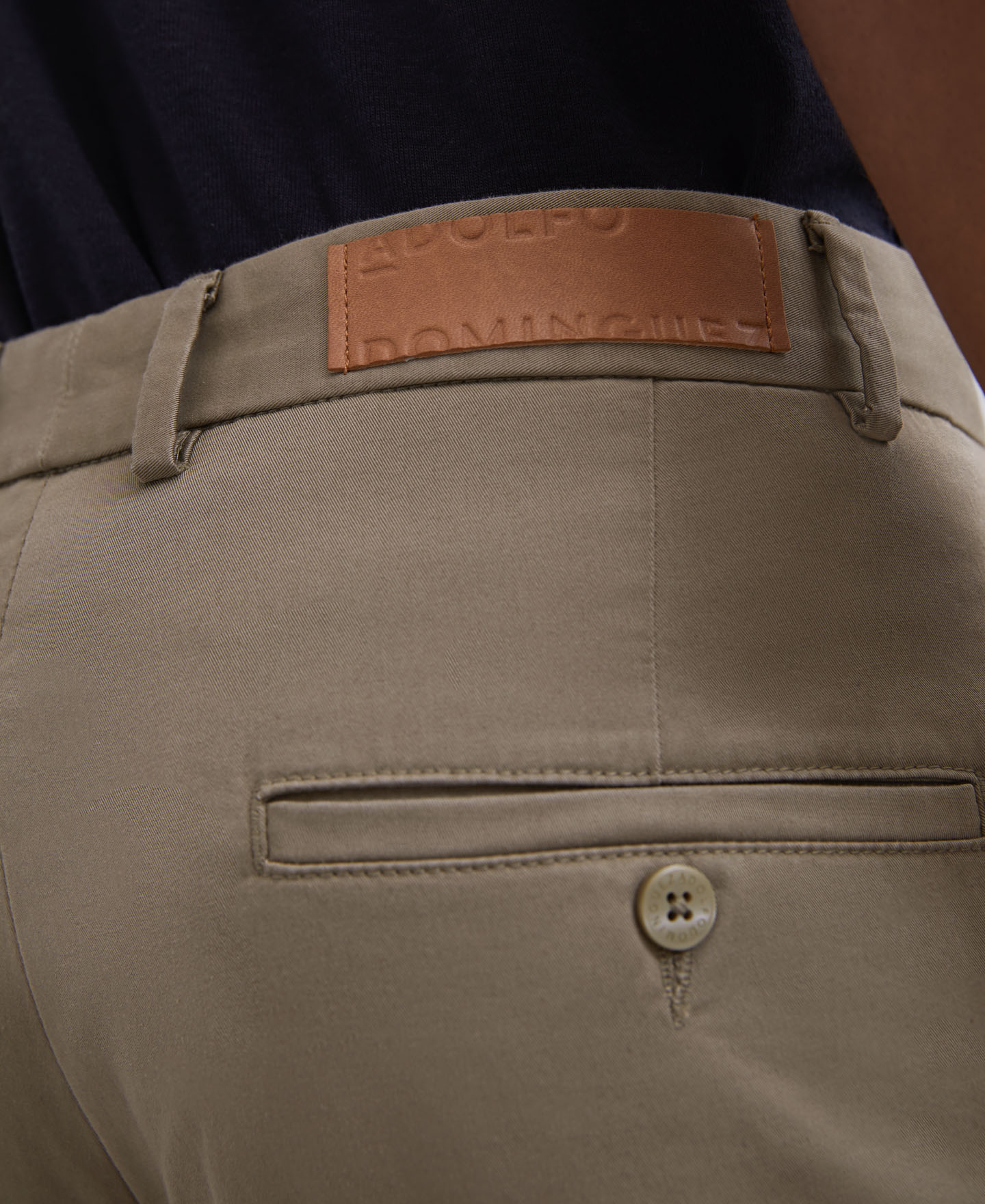 Pantalón chino algodón elástico image number 2