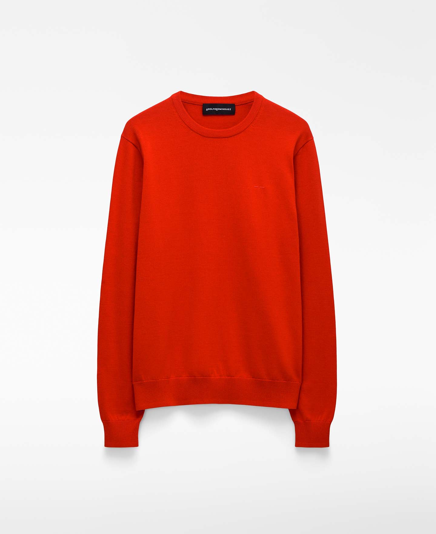Organic cotton crew collar sweater image number 4